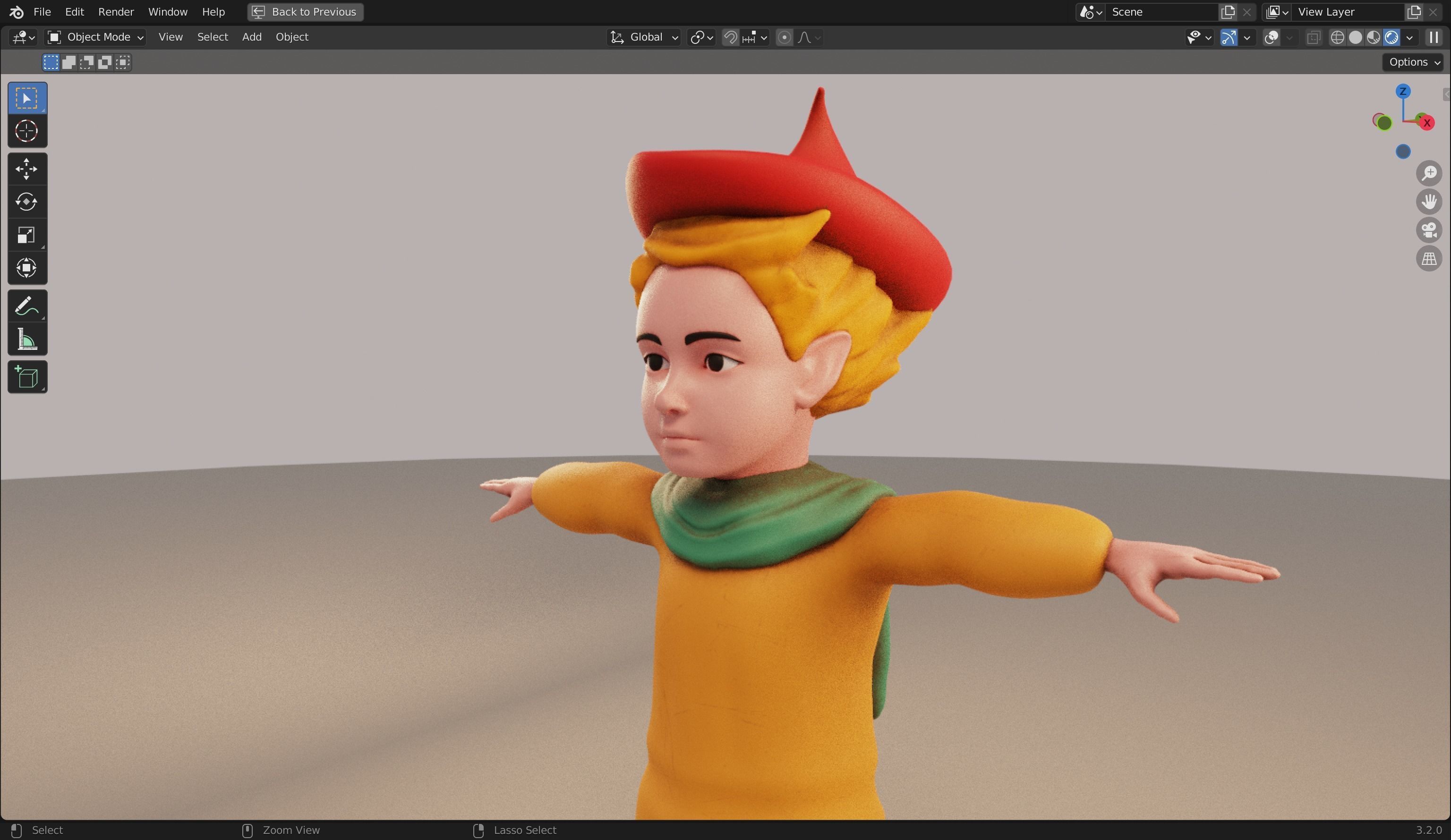 Peter Wheat 3D Rigged Model 3D model_20