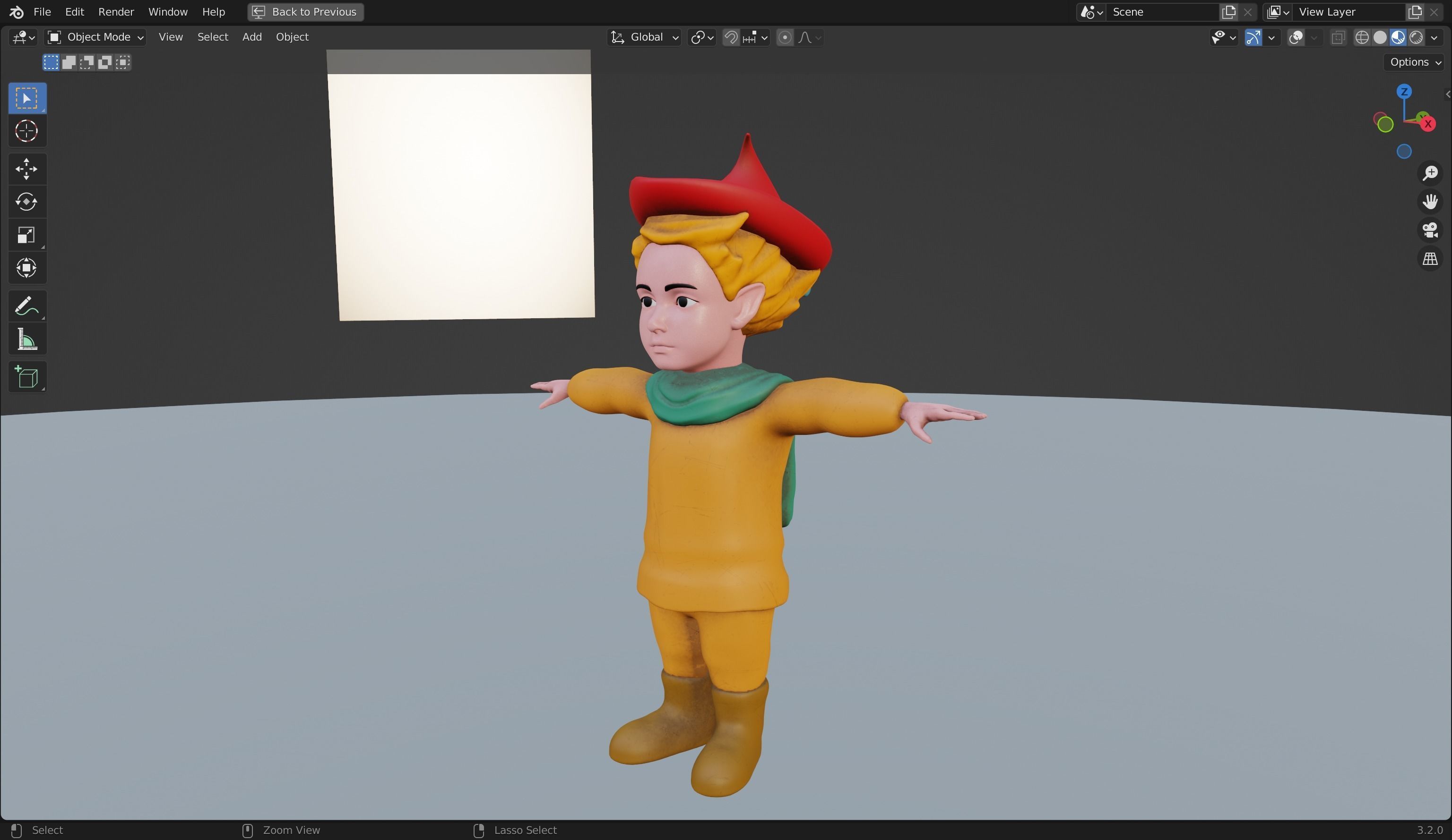 Peter Wheat 3D Rigged Model 3D model_5
