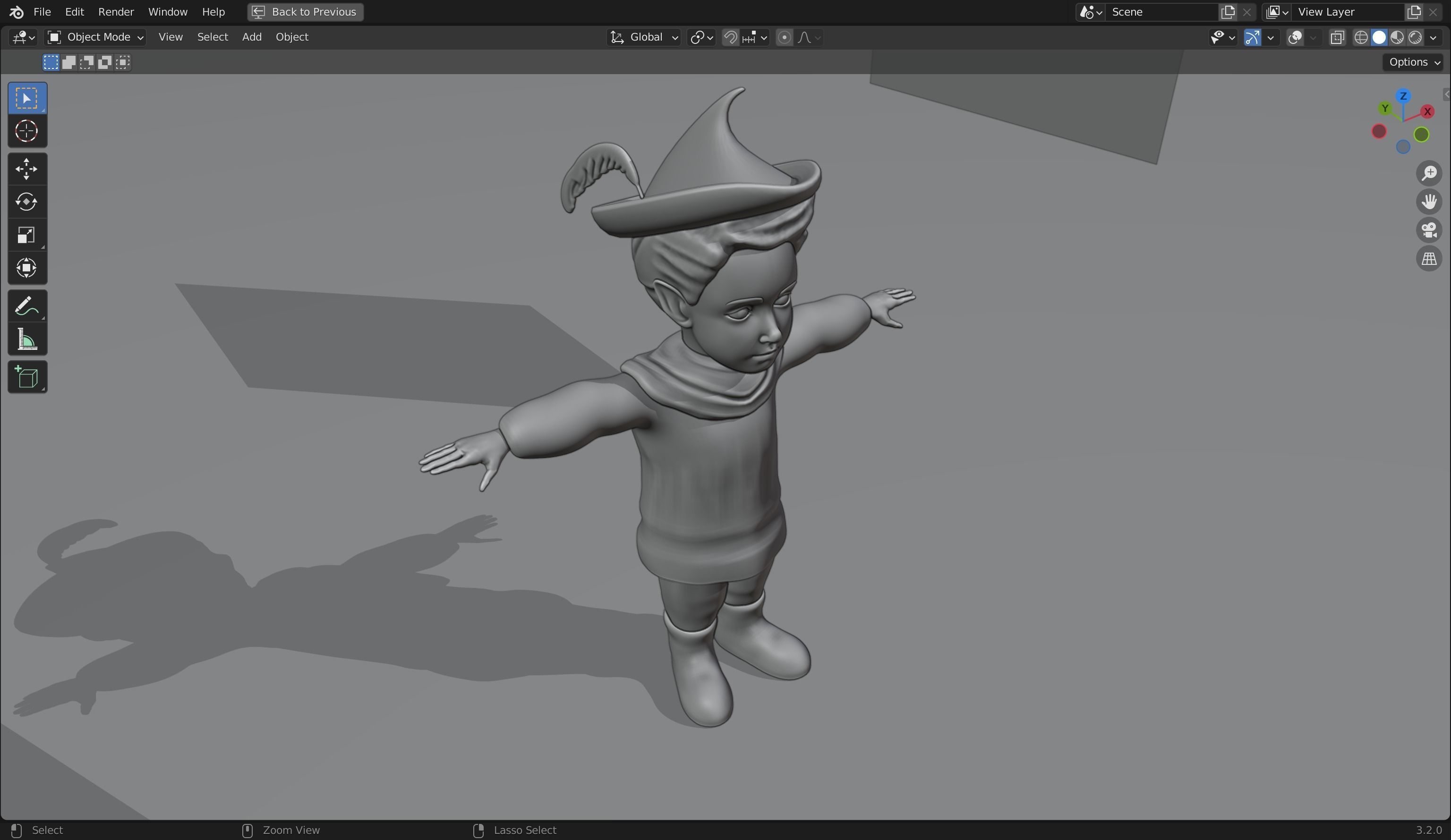 Peter Wheat 3D Rigged Model 3D model_8