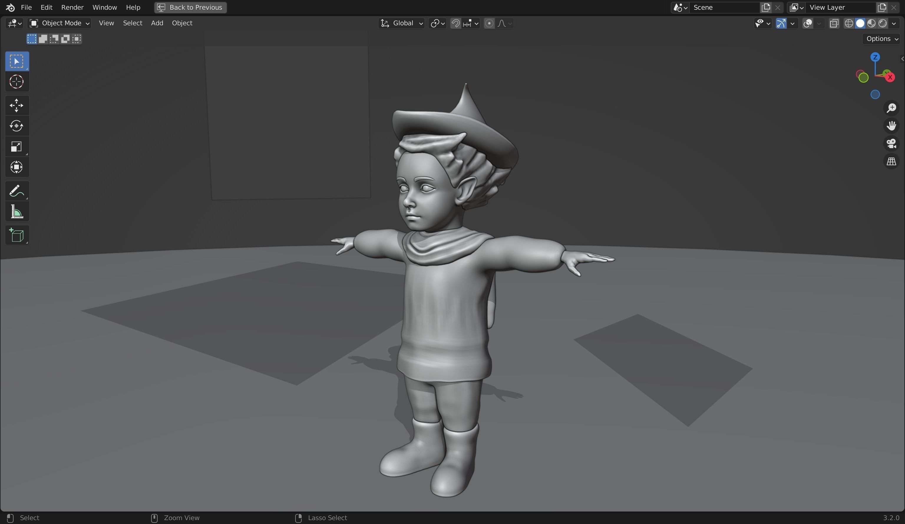 Peter Wheat 3D Rigged Model 3D model_4