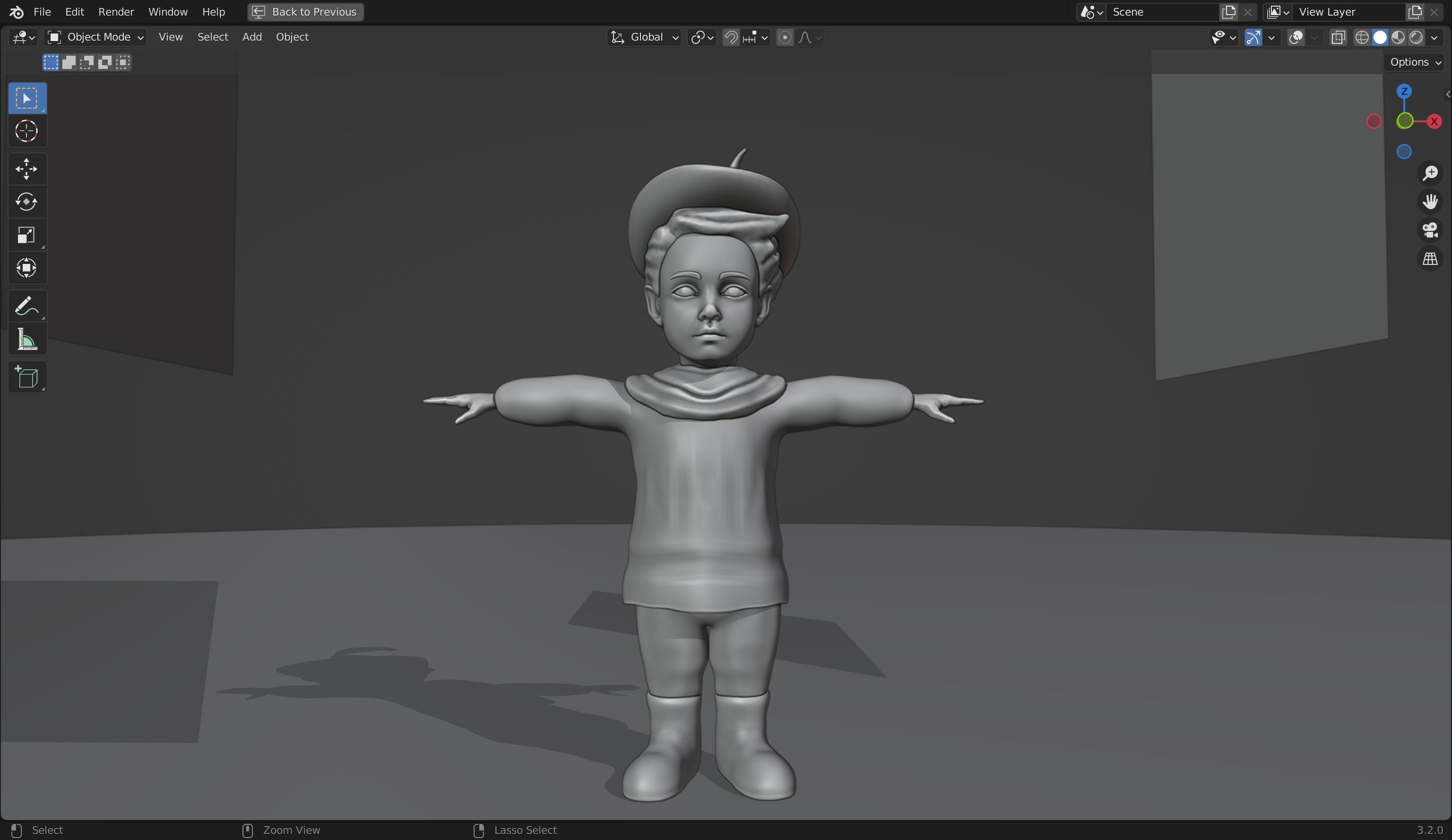Peter Wheat 3D Rigged Model 3D model_7