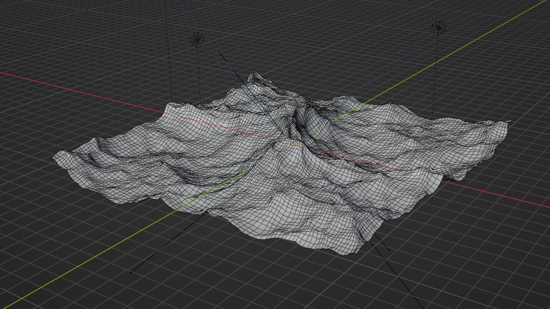 Ocean - made in Blender Low-poly 3D model_41