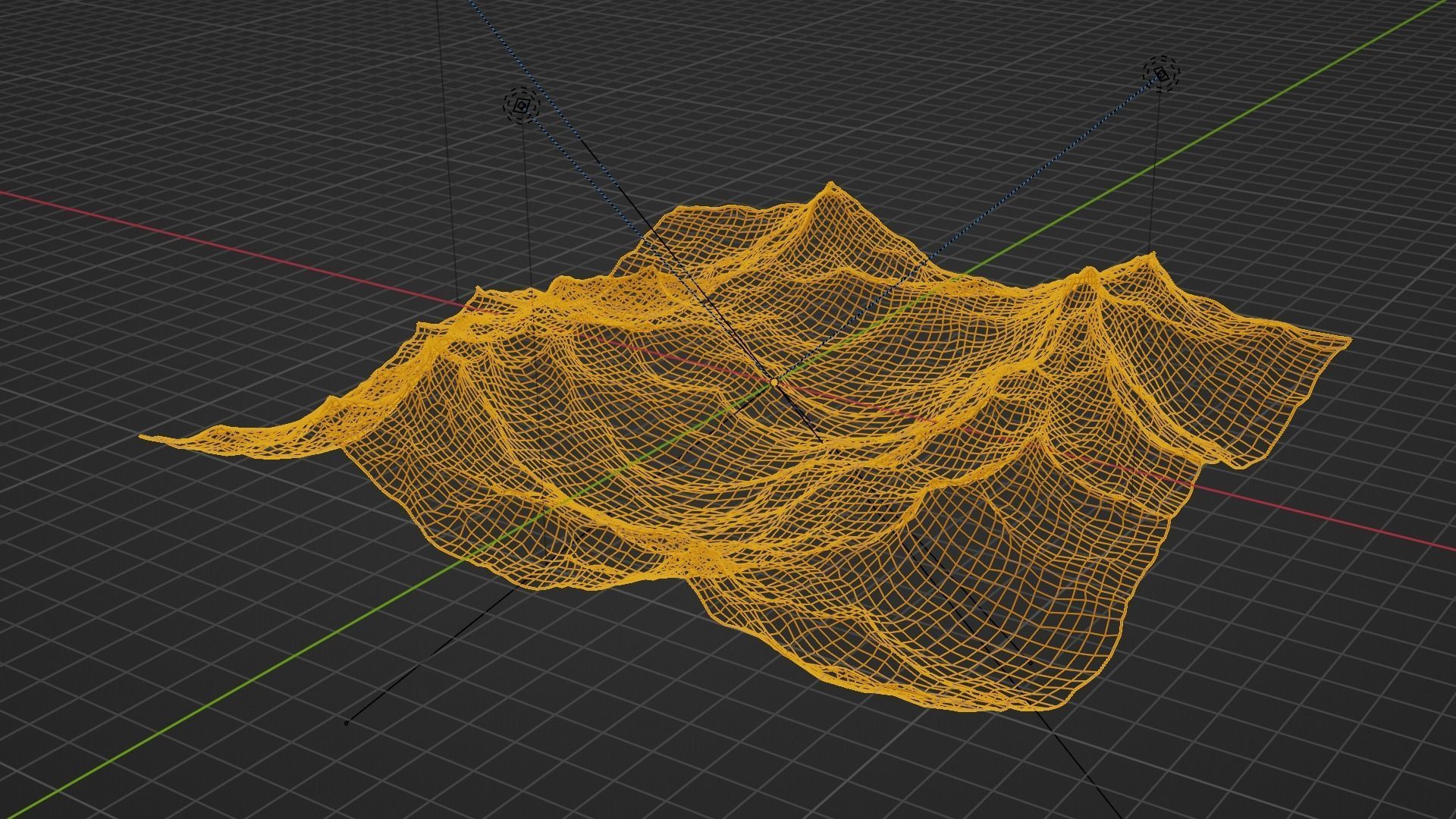 Ocean - made in Blender Low-poly 3D model_59