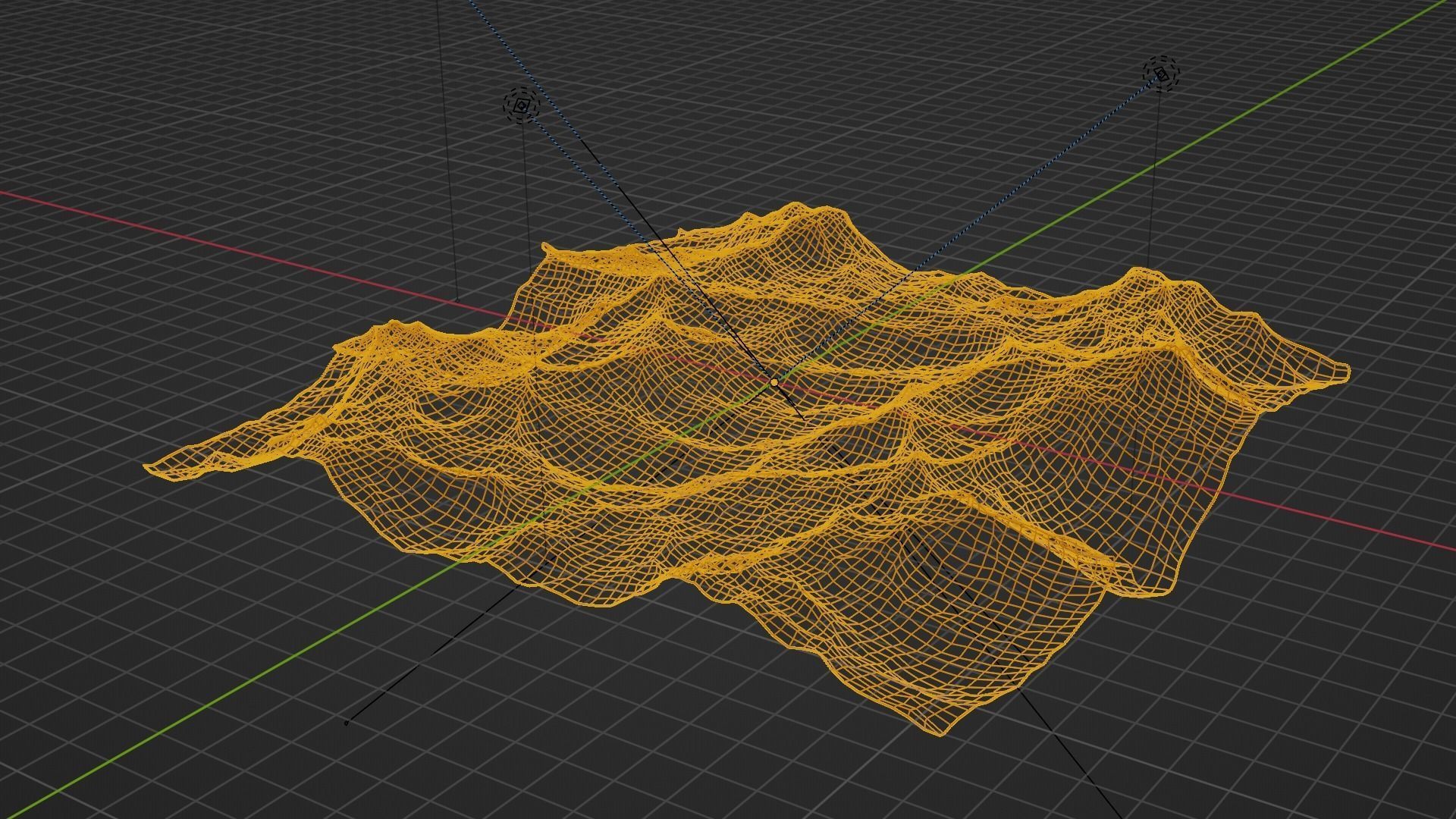 Ocean - made in Blender Low-poly 3D model_67