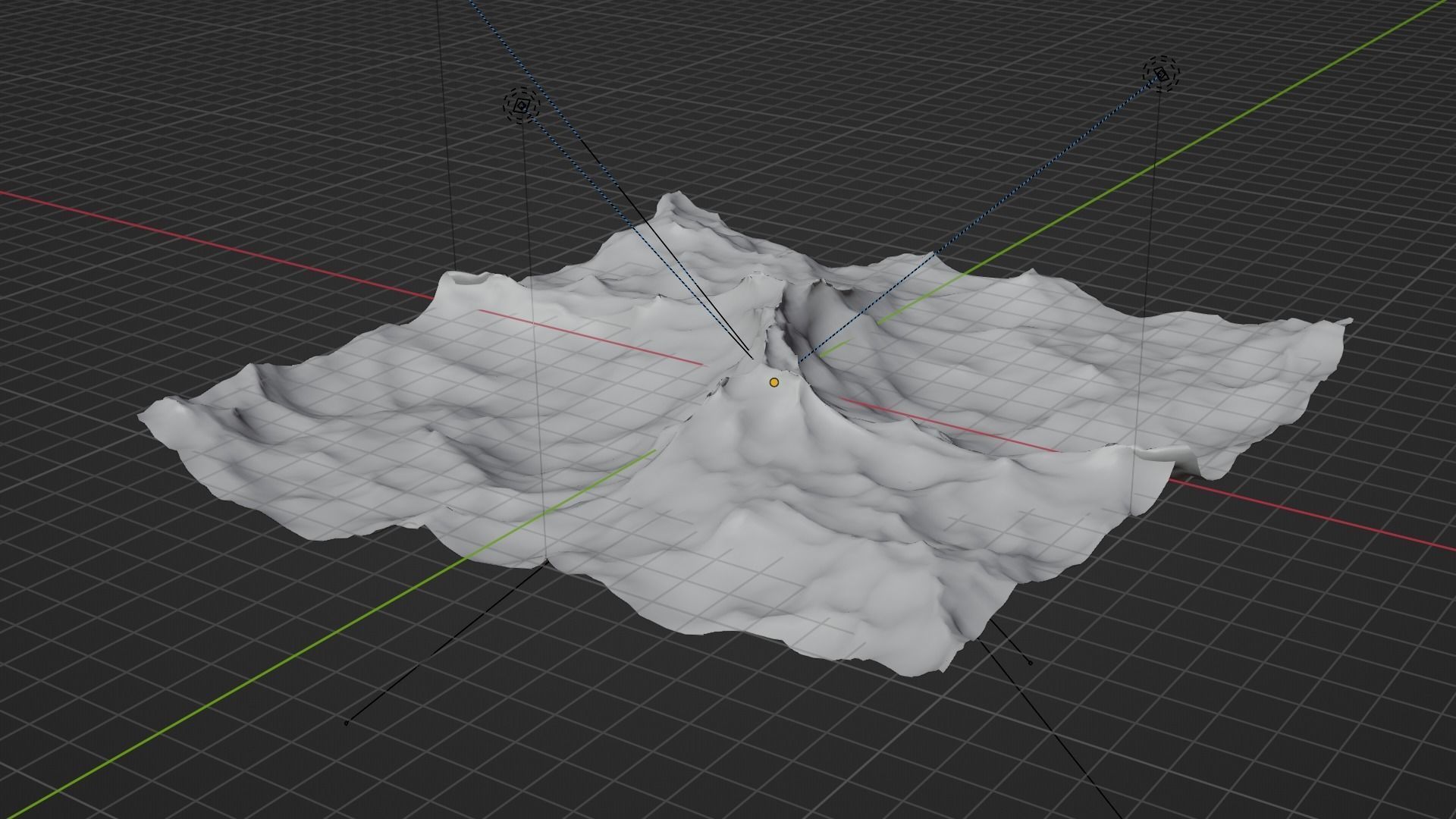 Ocean - made in Blender Low-poly 3D model_55