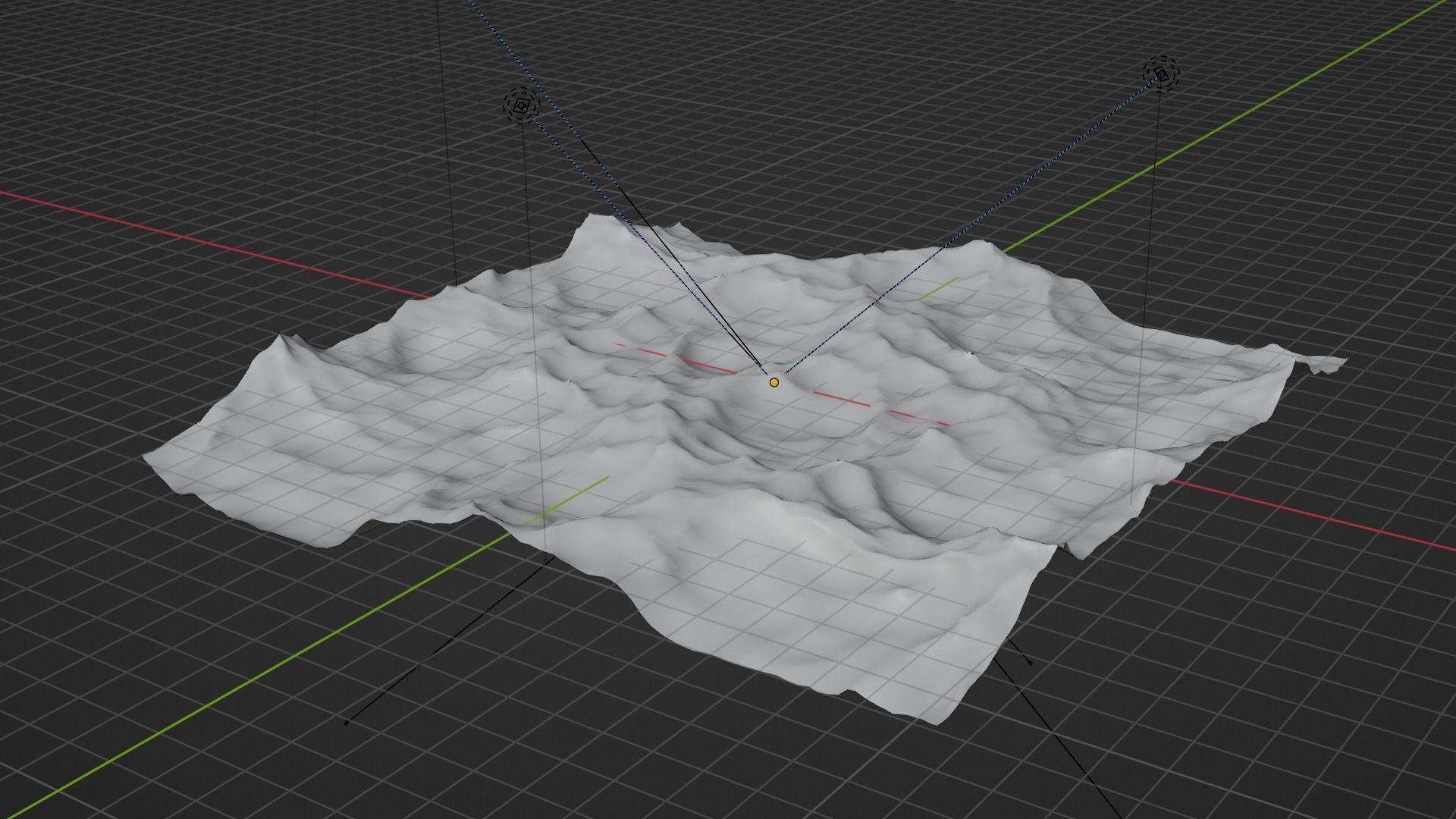 Ocean - made in Blender Low-poly 3D model_47