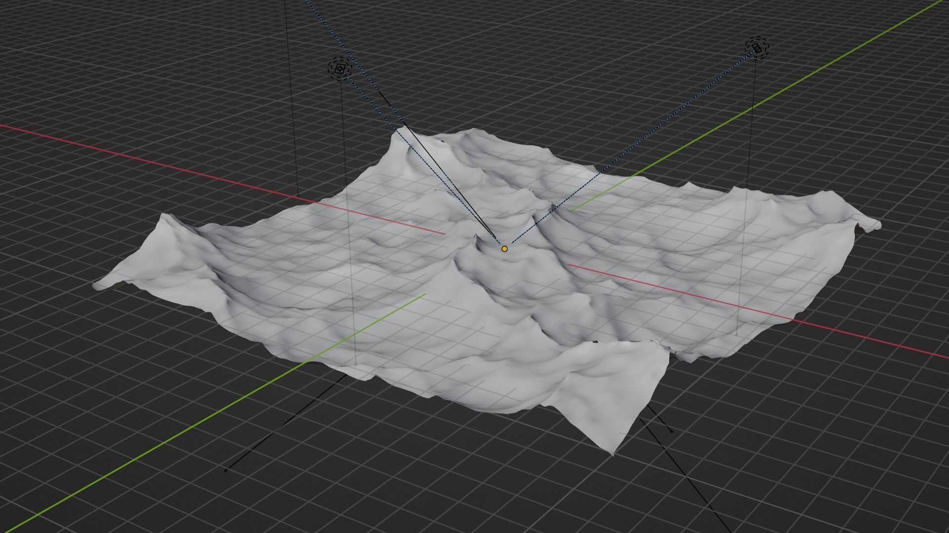 Ocean - made in Blender Low-poly 3D model_43