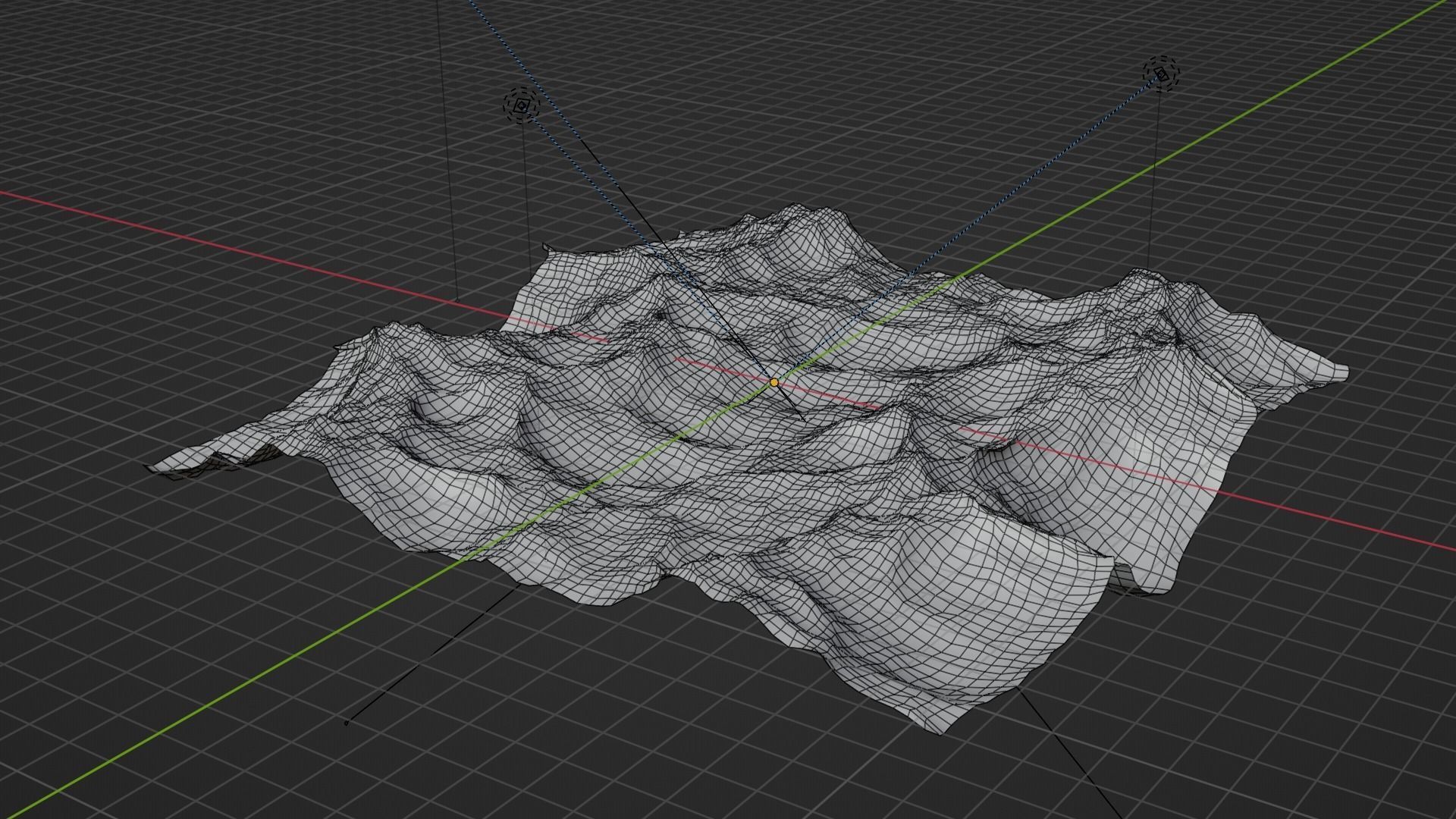 Ocean - made in Blender Low-poly 3D model_39