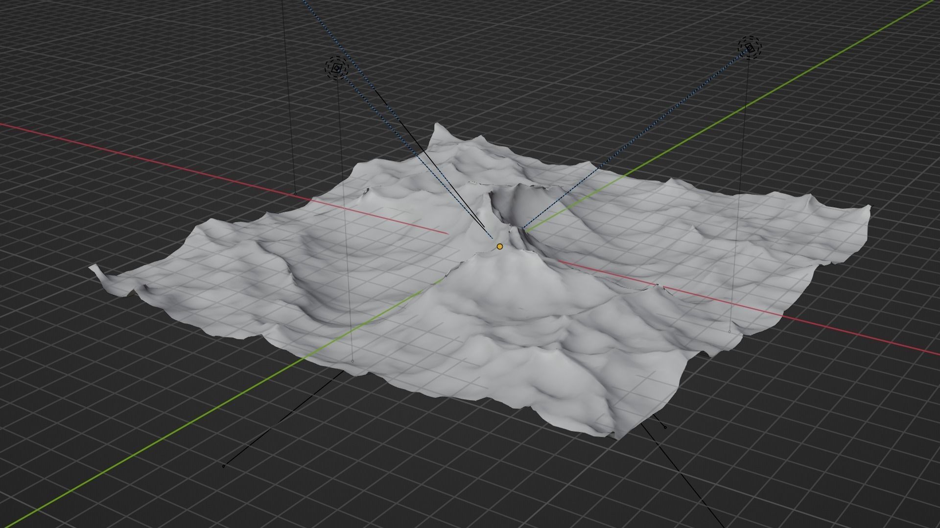 Ocean - made in Blender Low-poly 3D model_54