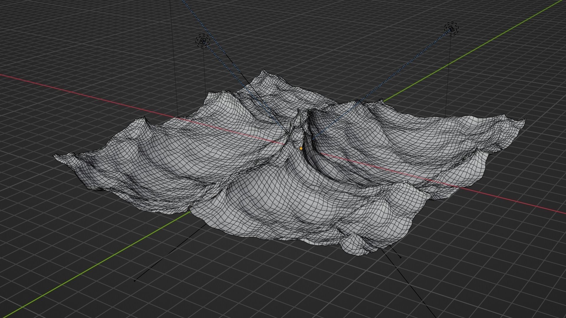 Ocean - made in Blender Low-poly 3D model_35