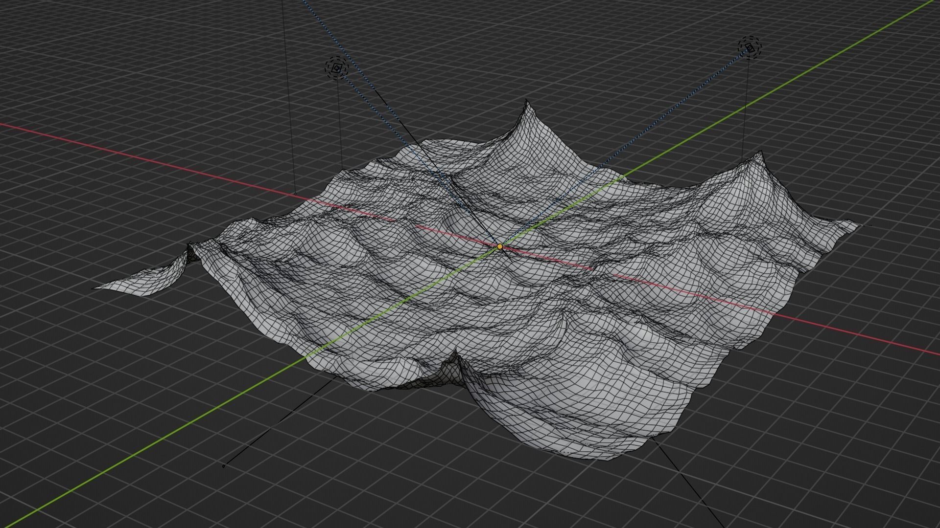 Ocean - made in Blender Low-poly 3D model_30