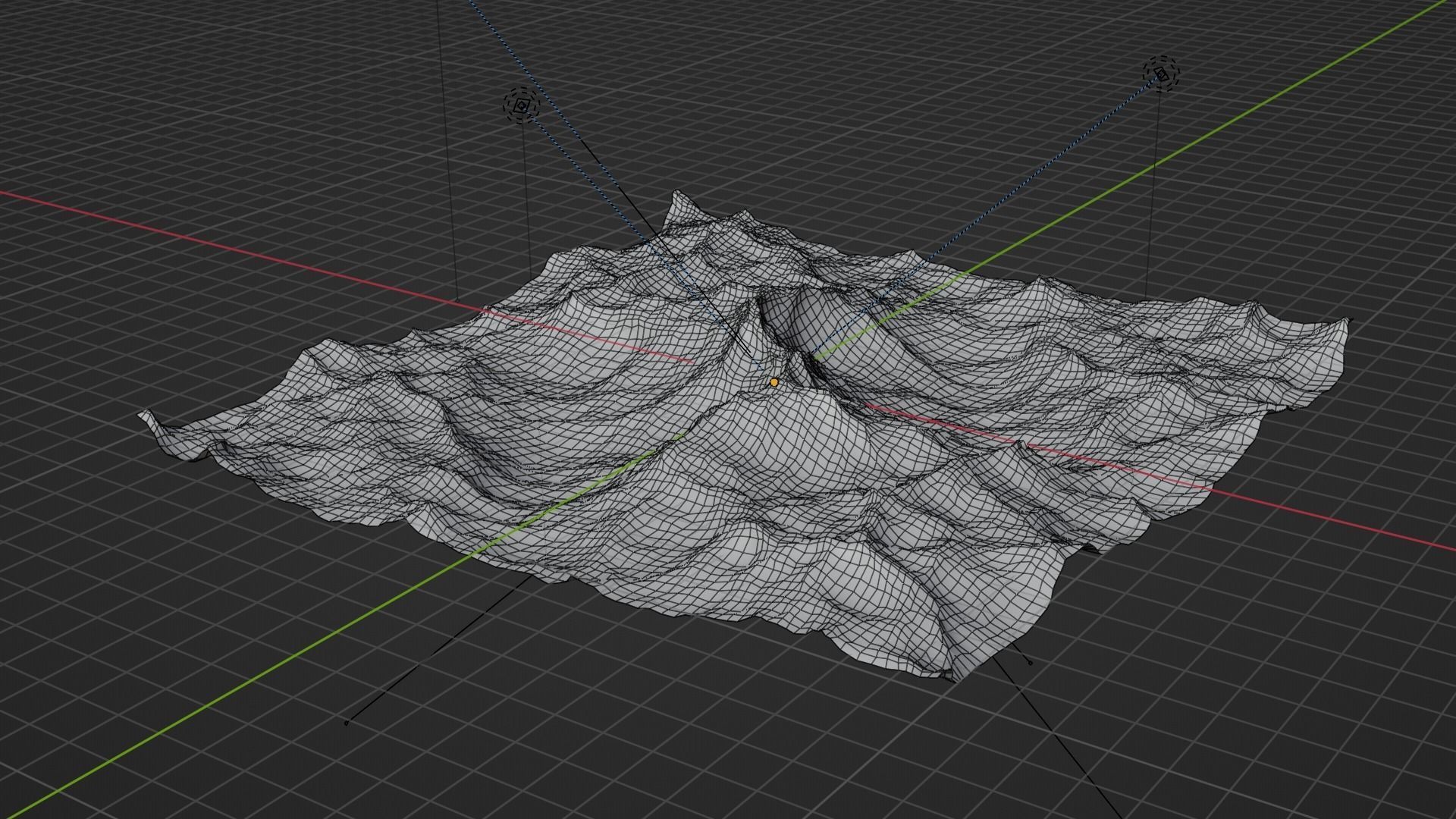 Ocean - made in Blender Low-poly 3D model_40