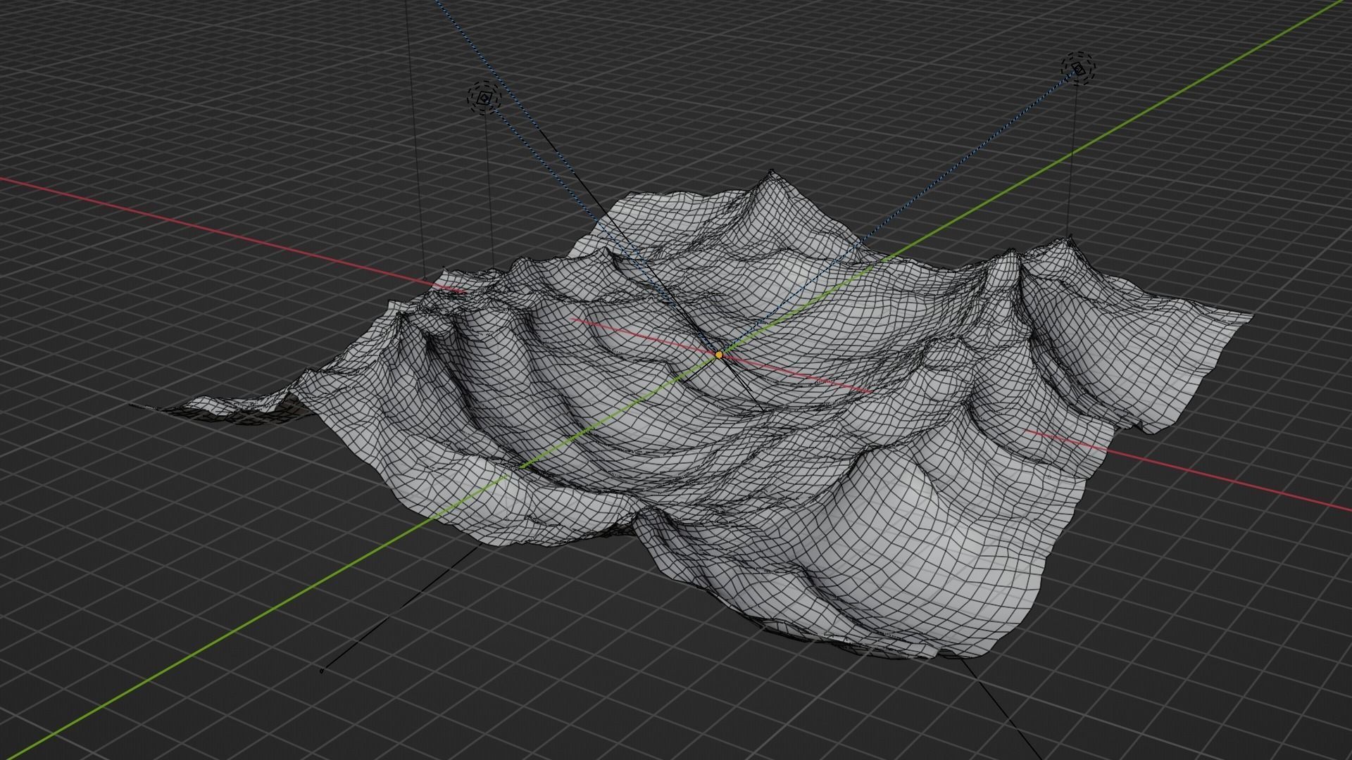 Ocean - made in Blender Low-poly 3D model_31