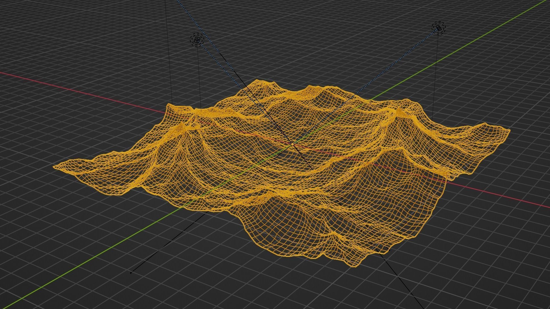 Ocean - made in Blender Low-poly 3D model_60