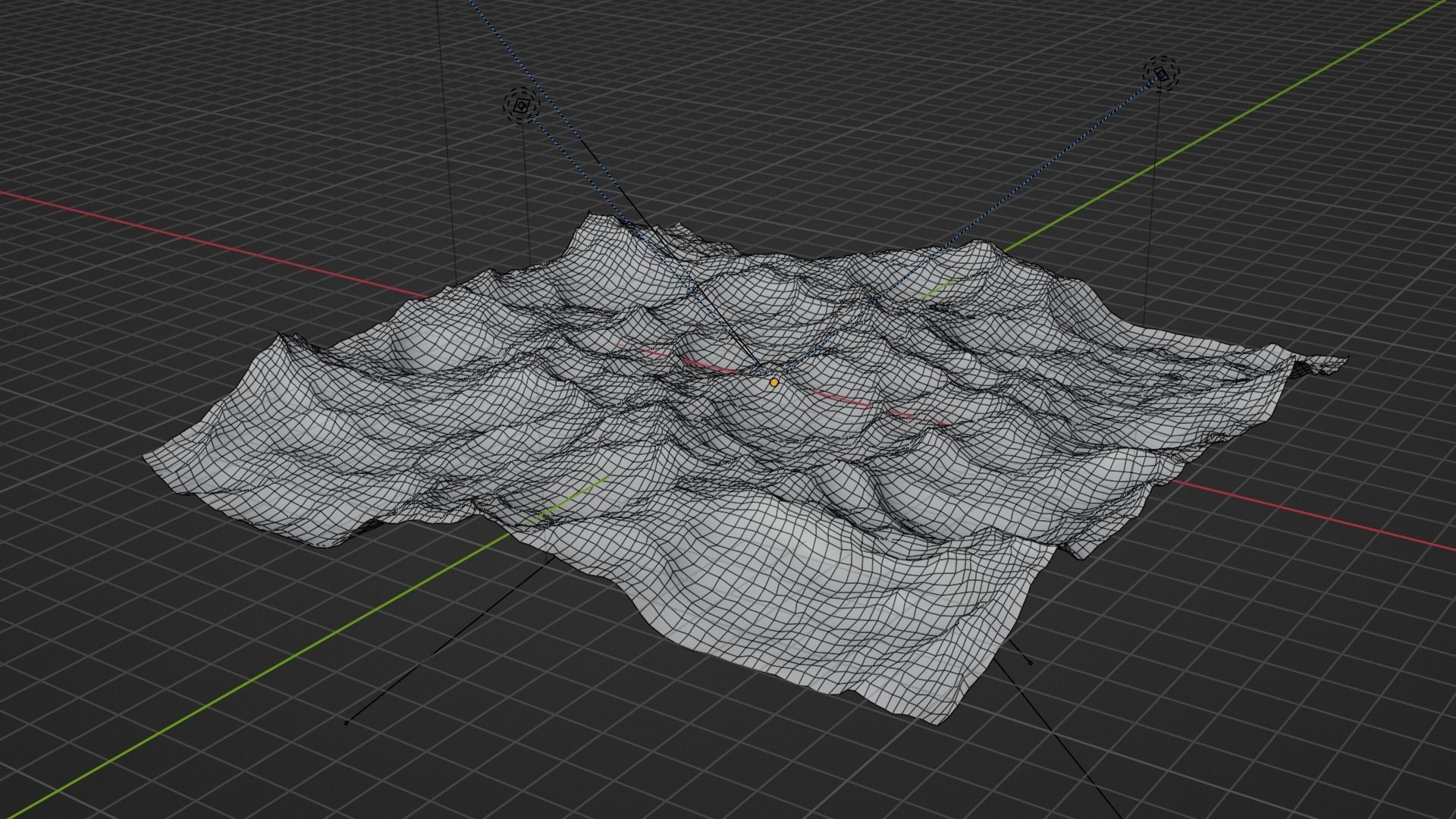 Ocean - made in Blender Low-poly 3D model_33