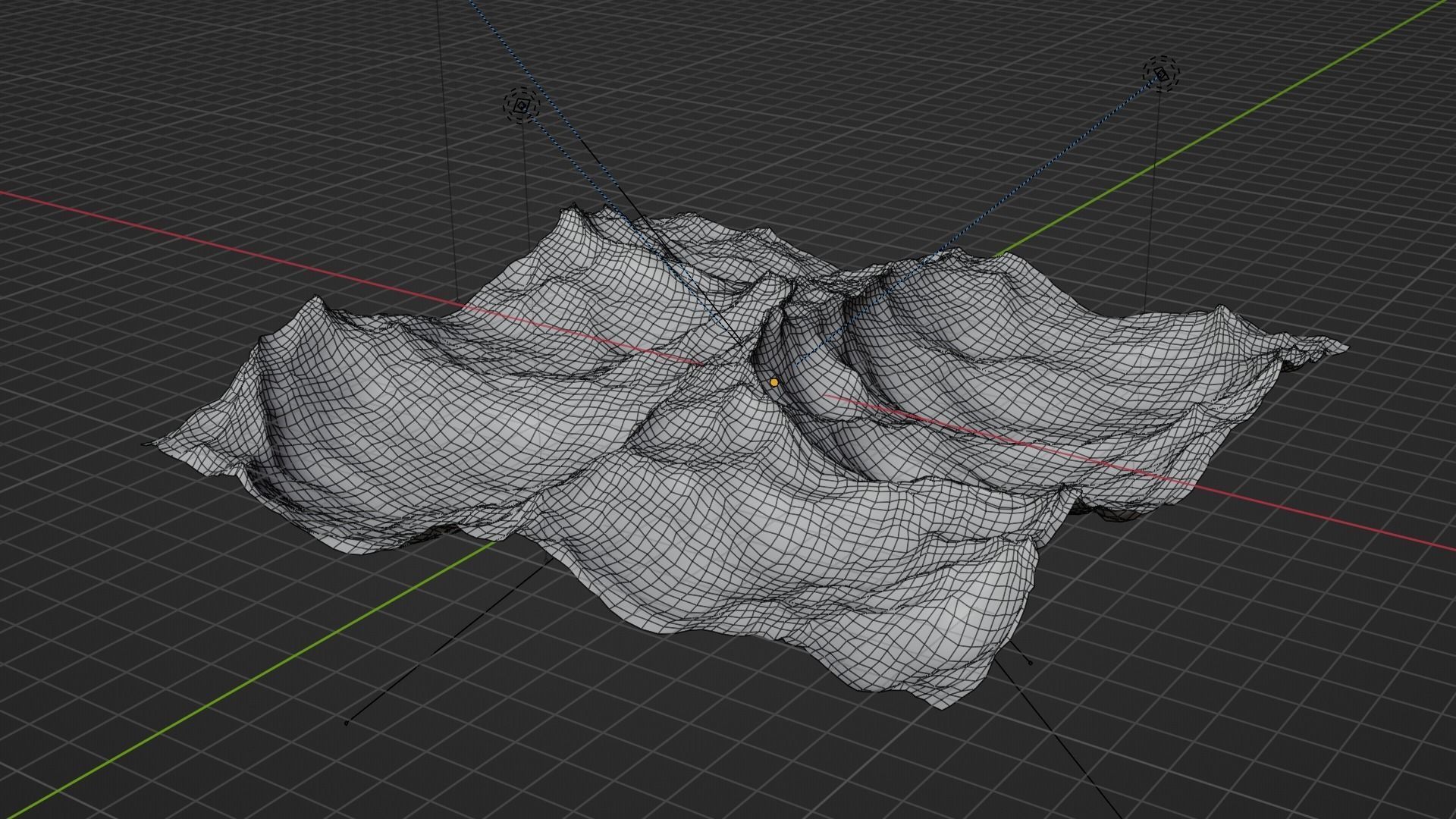 Ocean - made in Blender Low-poly 3D model_34