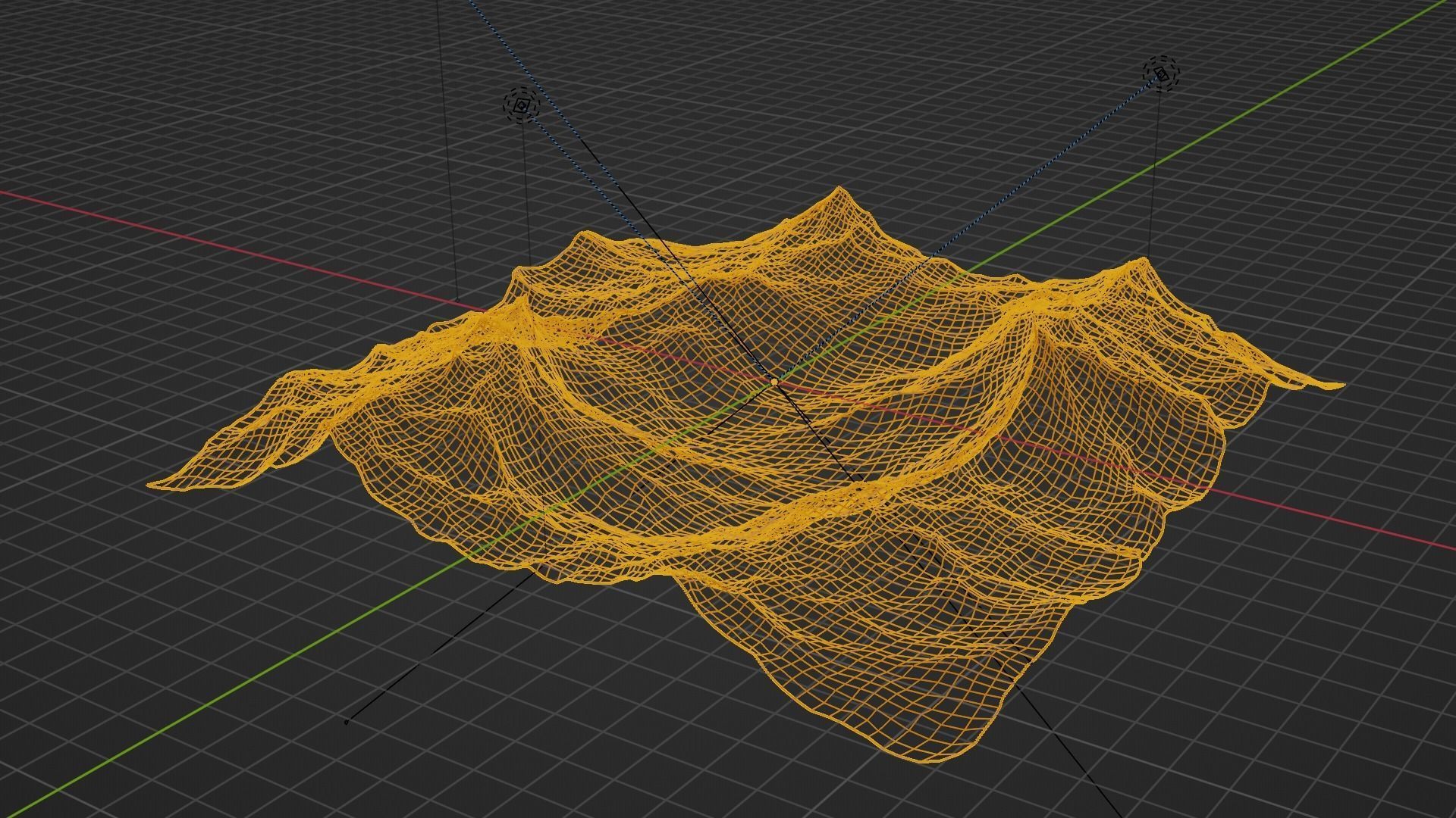 Ocean - made in Blender Low-poly 3D model_66