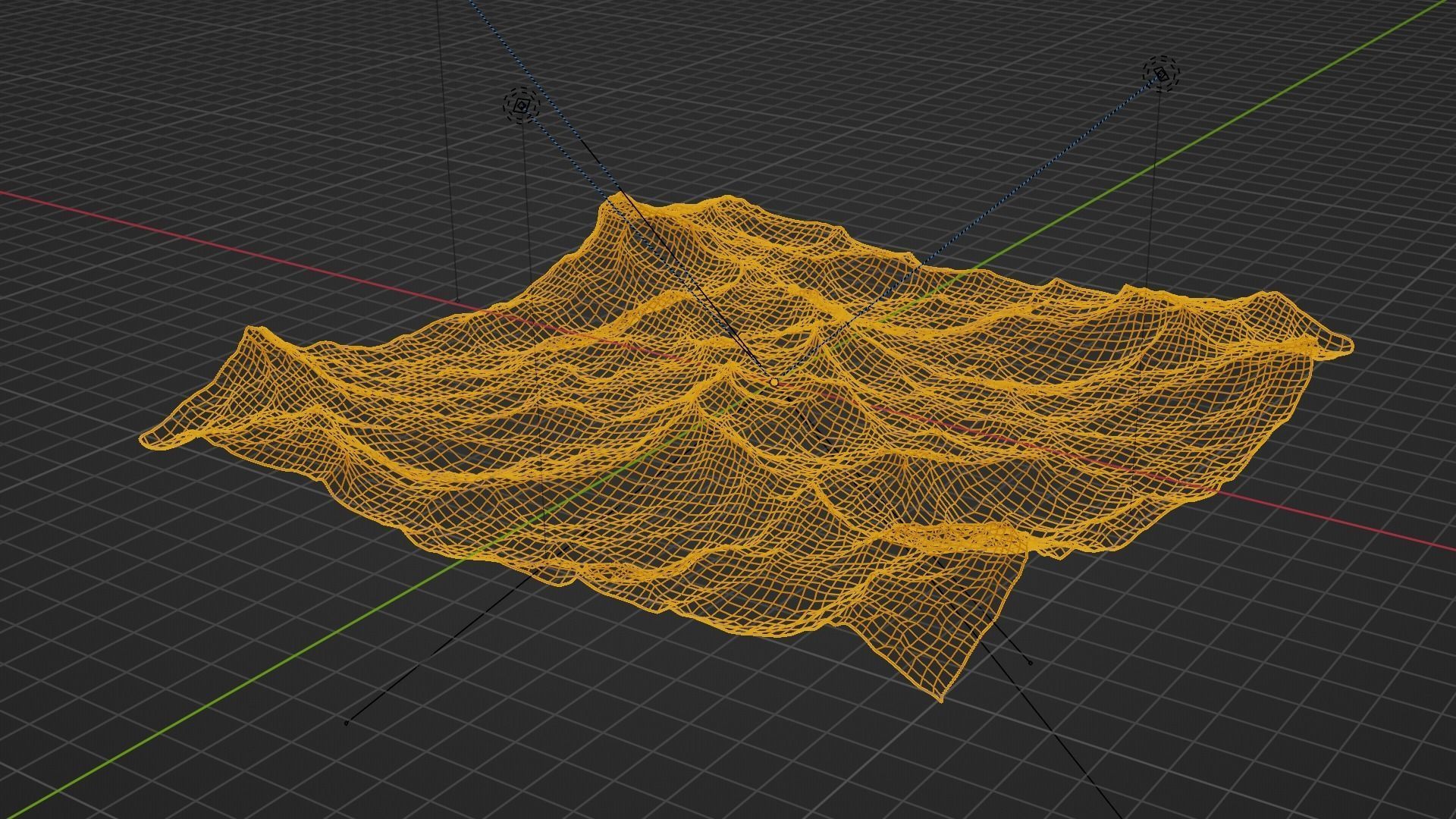 Ocean - made in Blender Low-poly 3D model_57