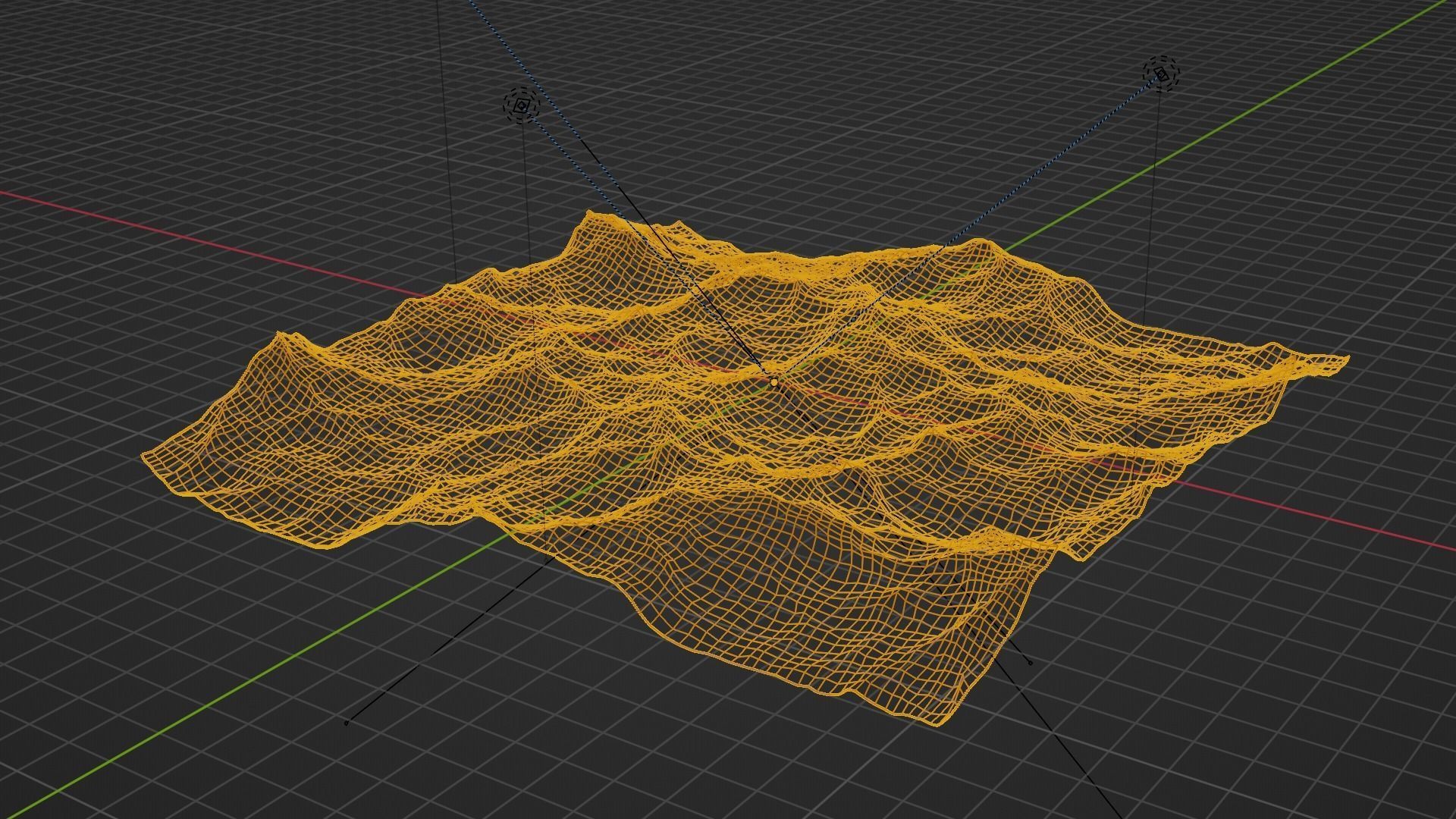 Ocean - made in Blender Low-poly 3D model_61