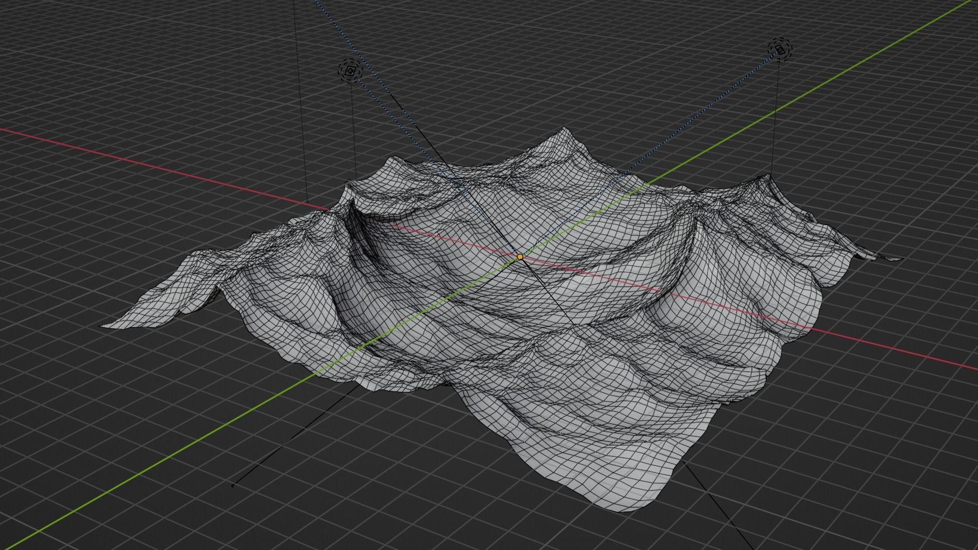 Ocean - made in Blender Low-poly 3D model_38