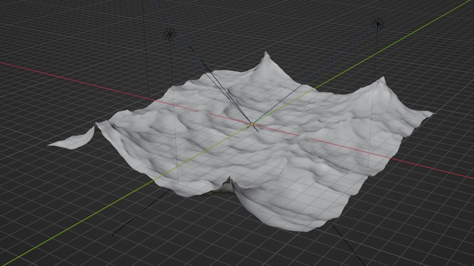 Ocean - made in Blender Low-poly 3D model_44