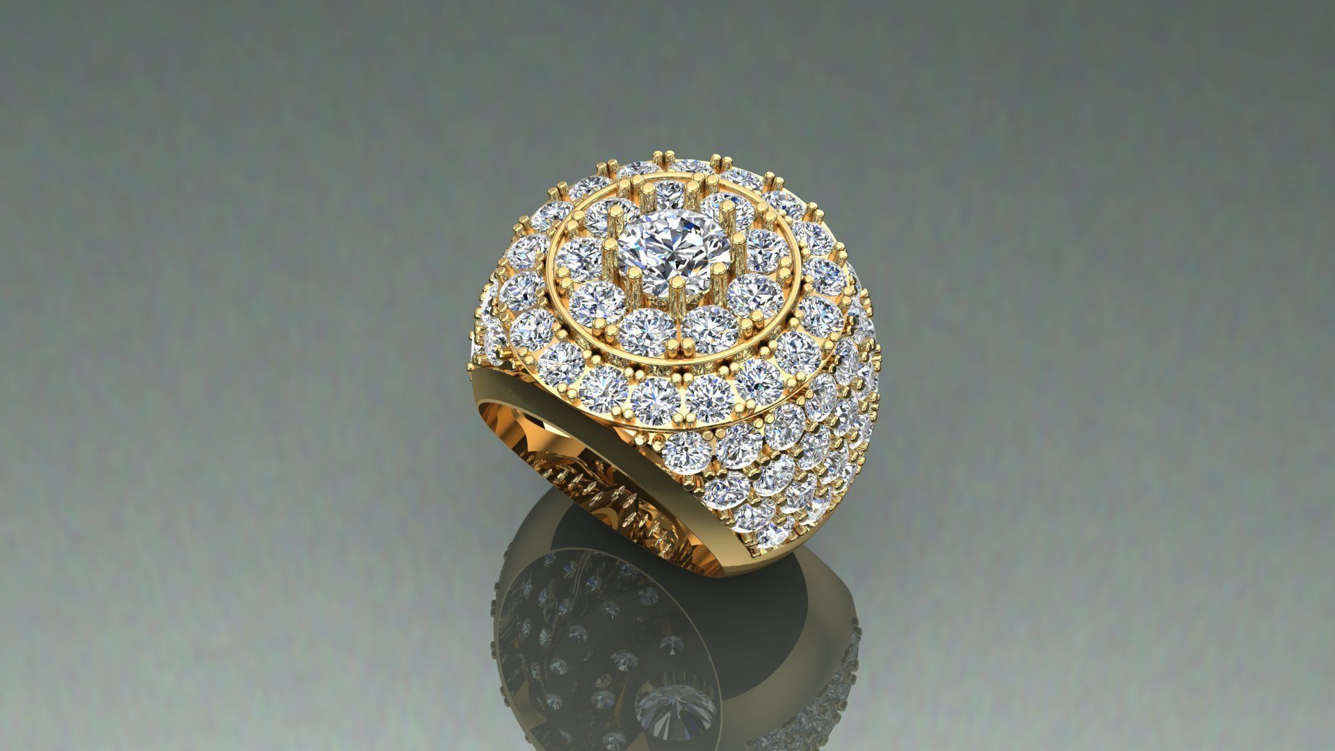 Ring Men D11 3D print model_4