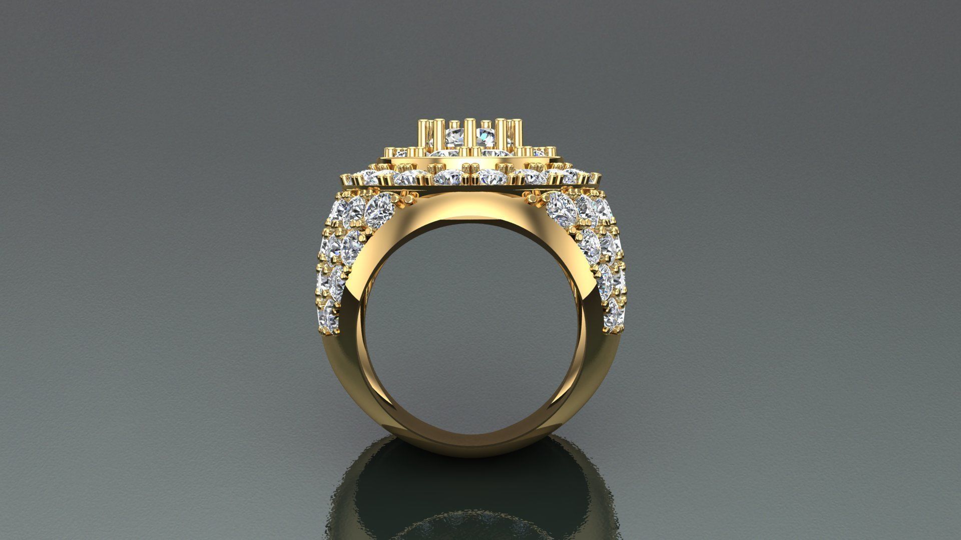 Ring Men D11 3D print model_5