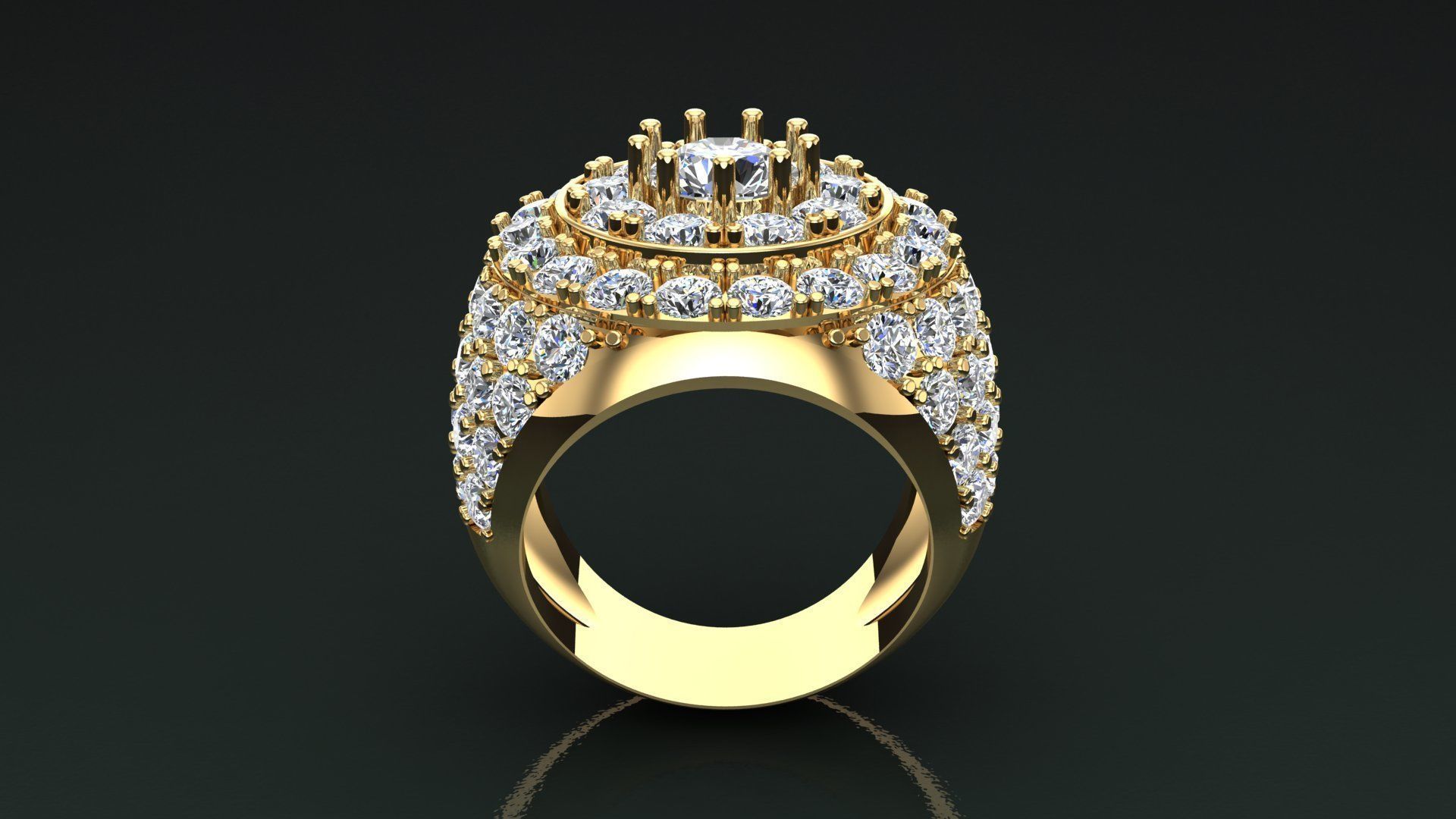 Ring Men D11 3D print model_3