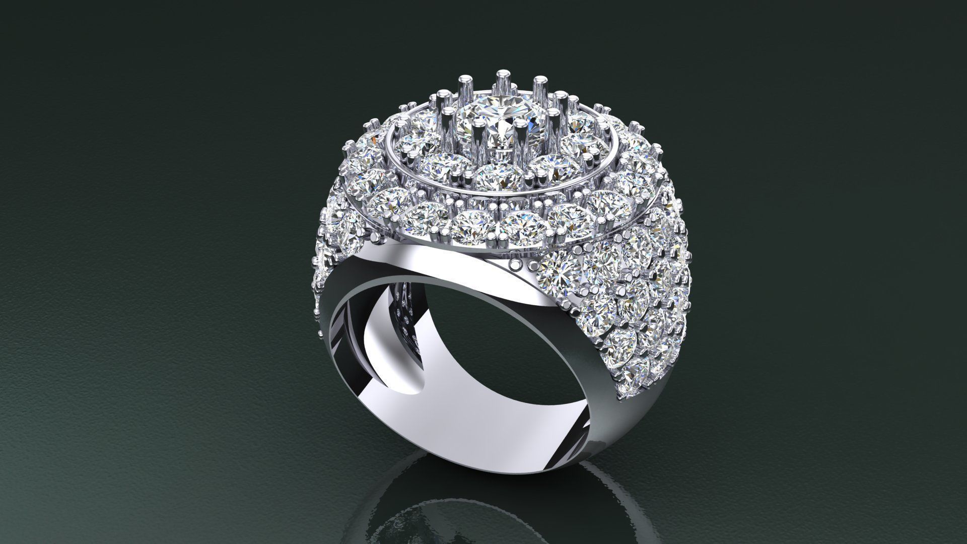 Ring Men D11 3D print model_6