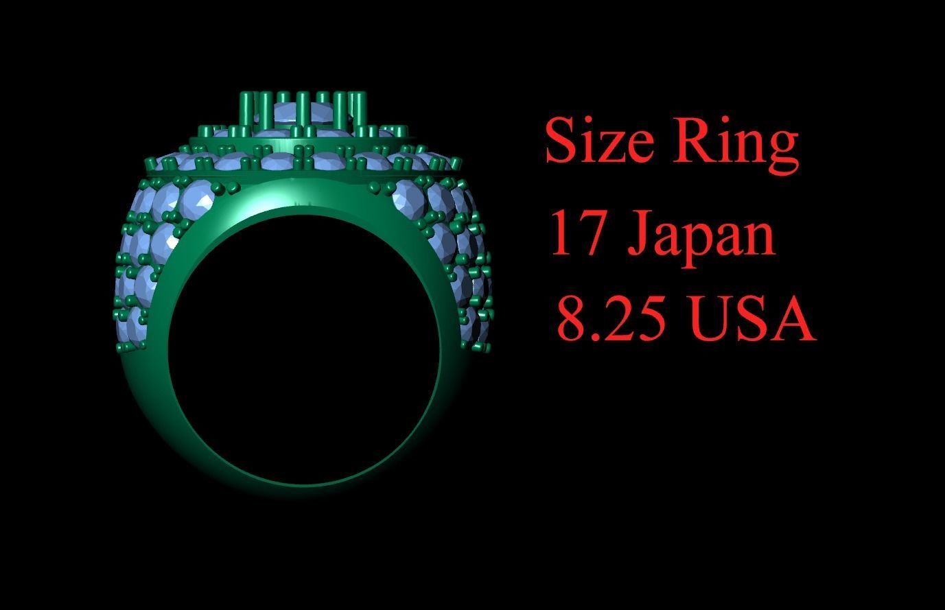 Ring Men D11 3D print model_1