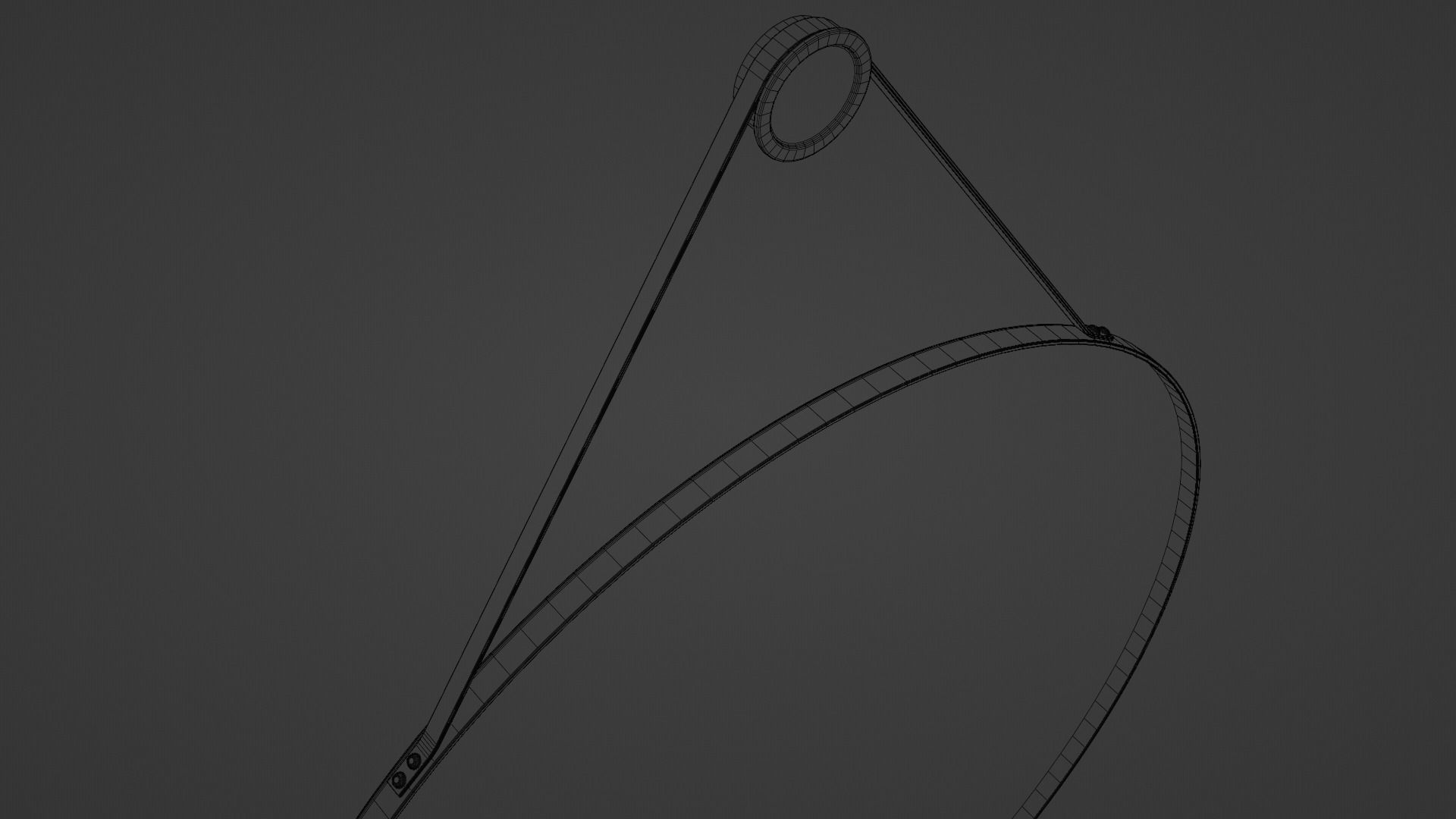 Modern mirror 1 3D model_4