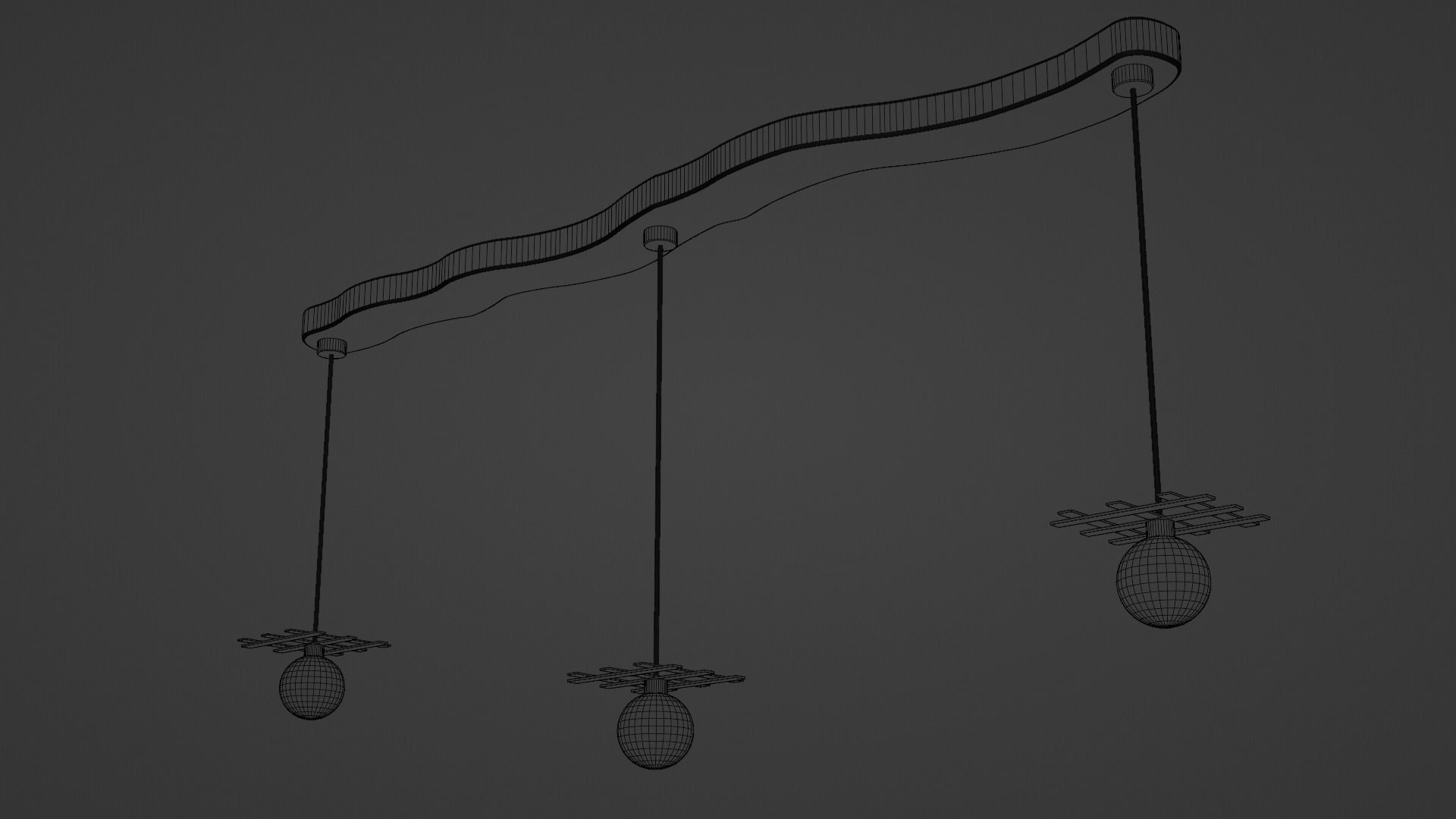 Pendant light 1 Free 3D model_3