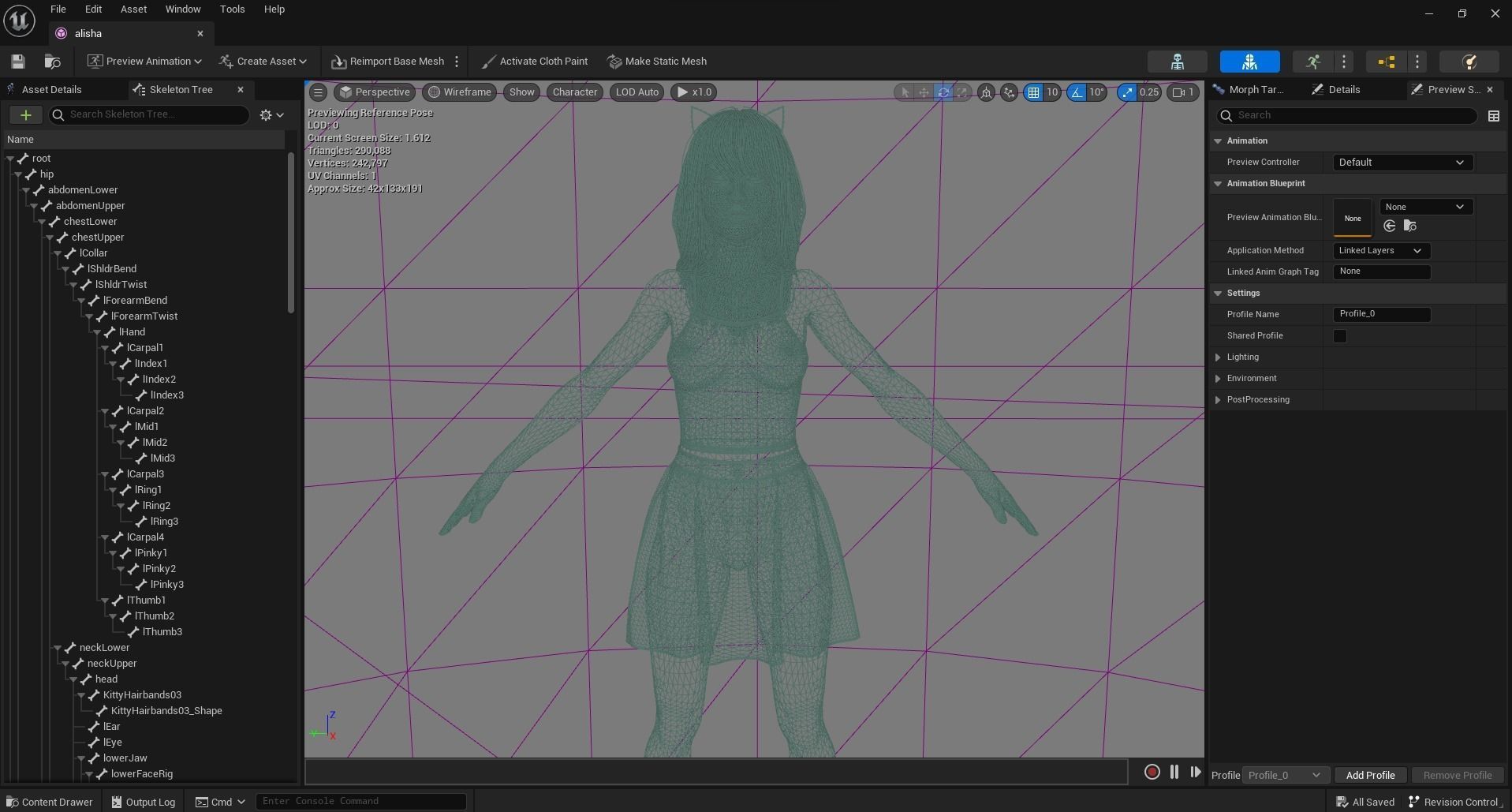 Game Ready Download Your Rigged Alisha Animated Model 3D model_11
