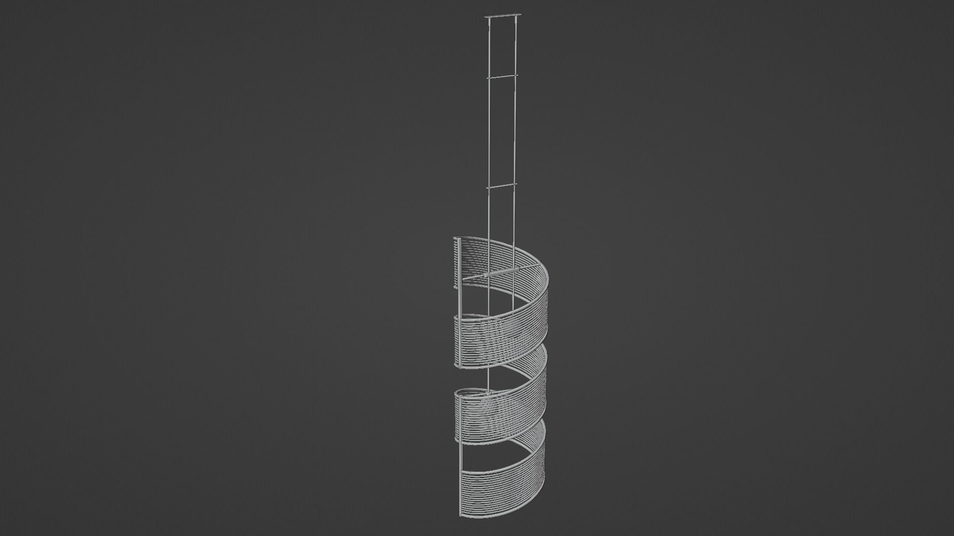 Zen chandelier 1 3D model_2