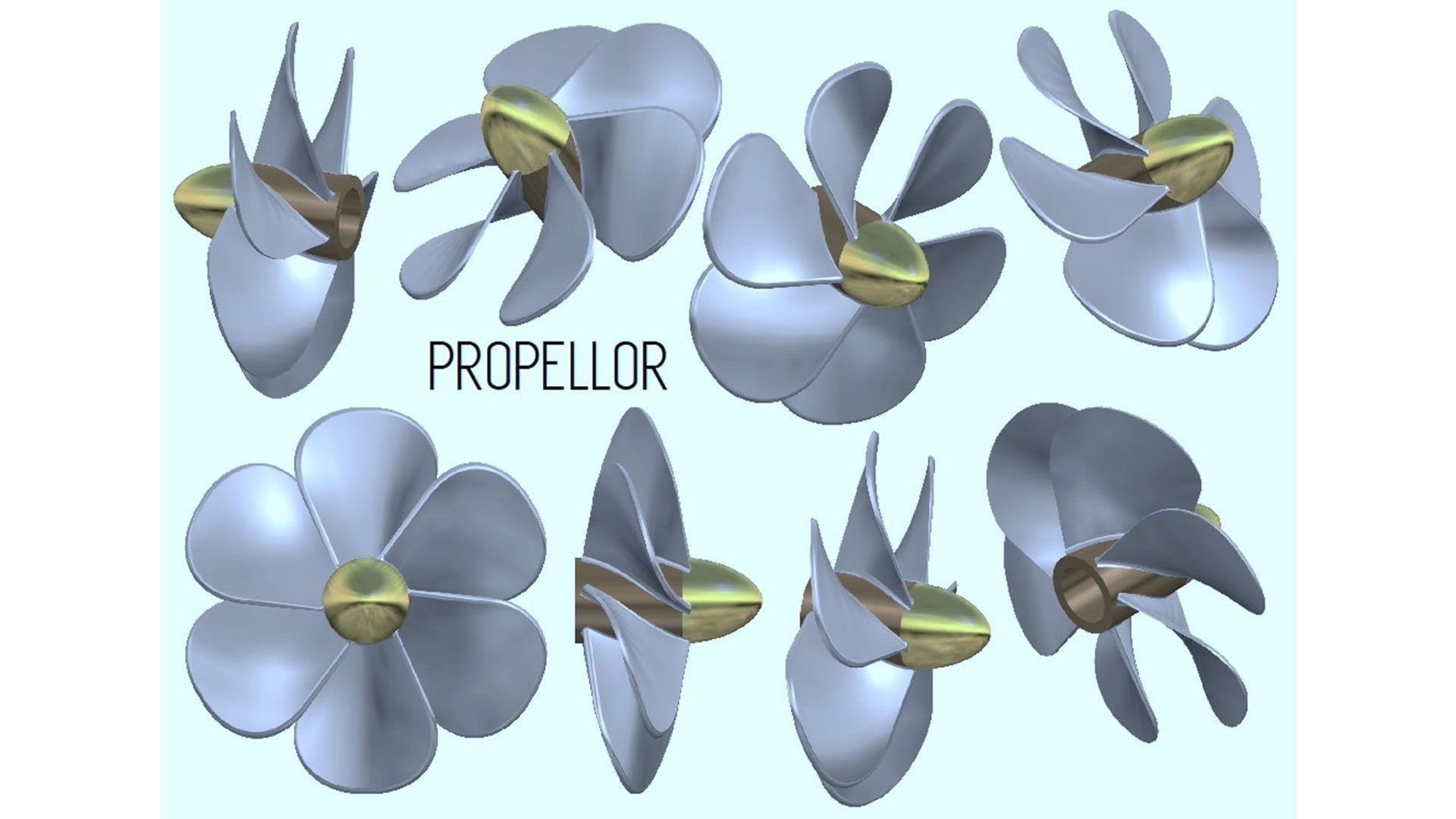 Propellor 3D print model_5