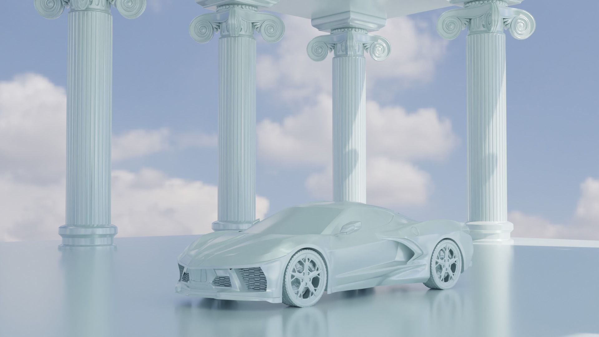 Ancient temple 3D model 3D model_5