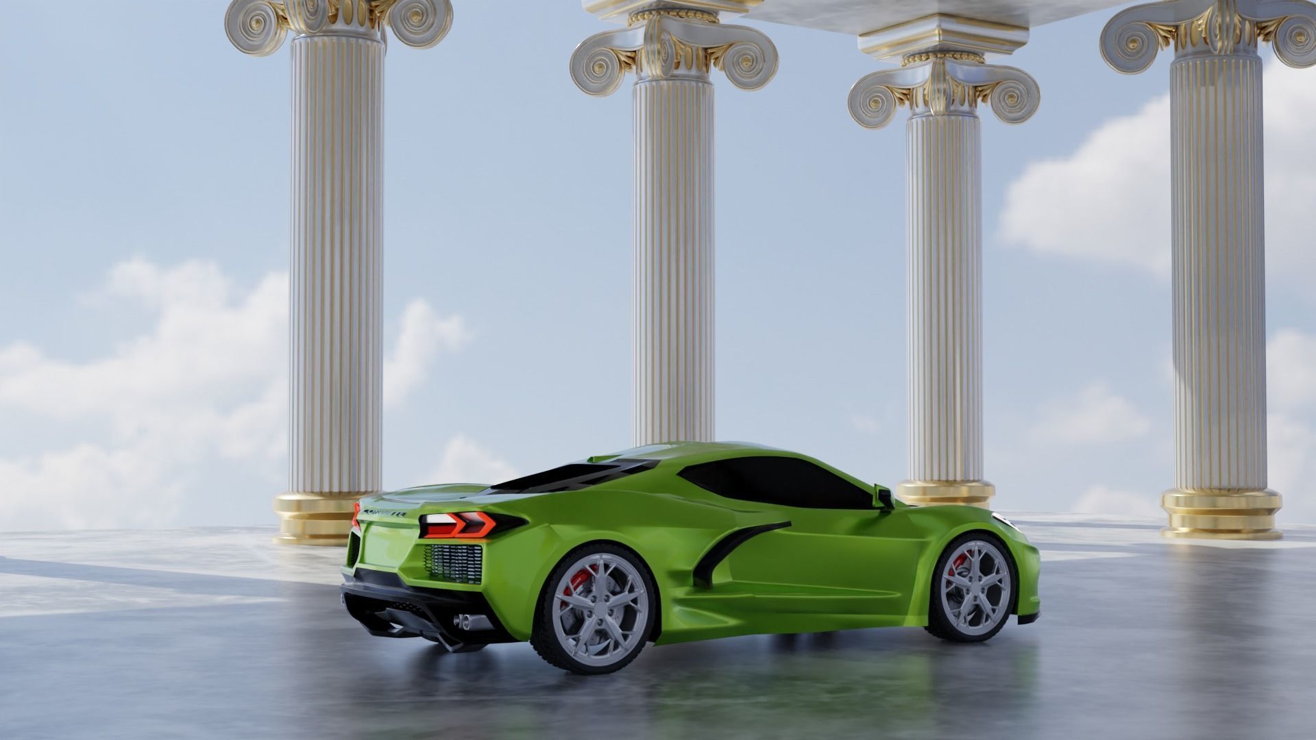 Ancient temple 3D model 3D model_10