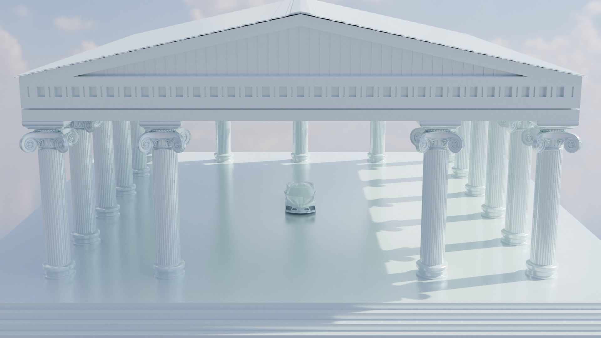 Ancient temple 3D model 3D model_14