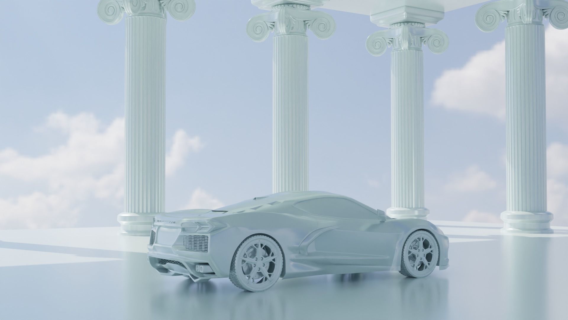 Ancient temple 3D model 3D model_11