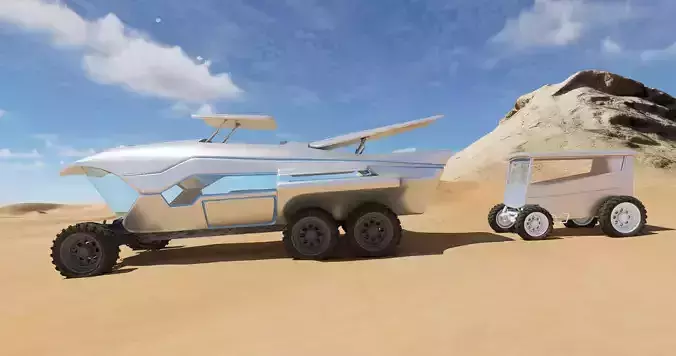 Sci-fi car SUV Future car