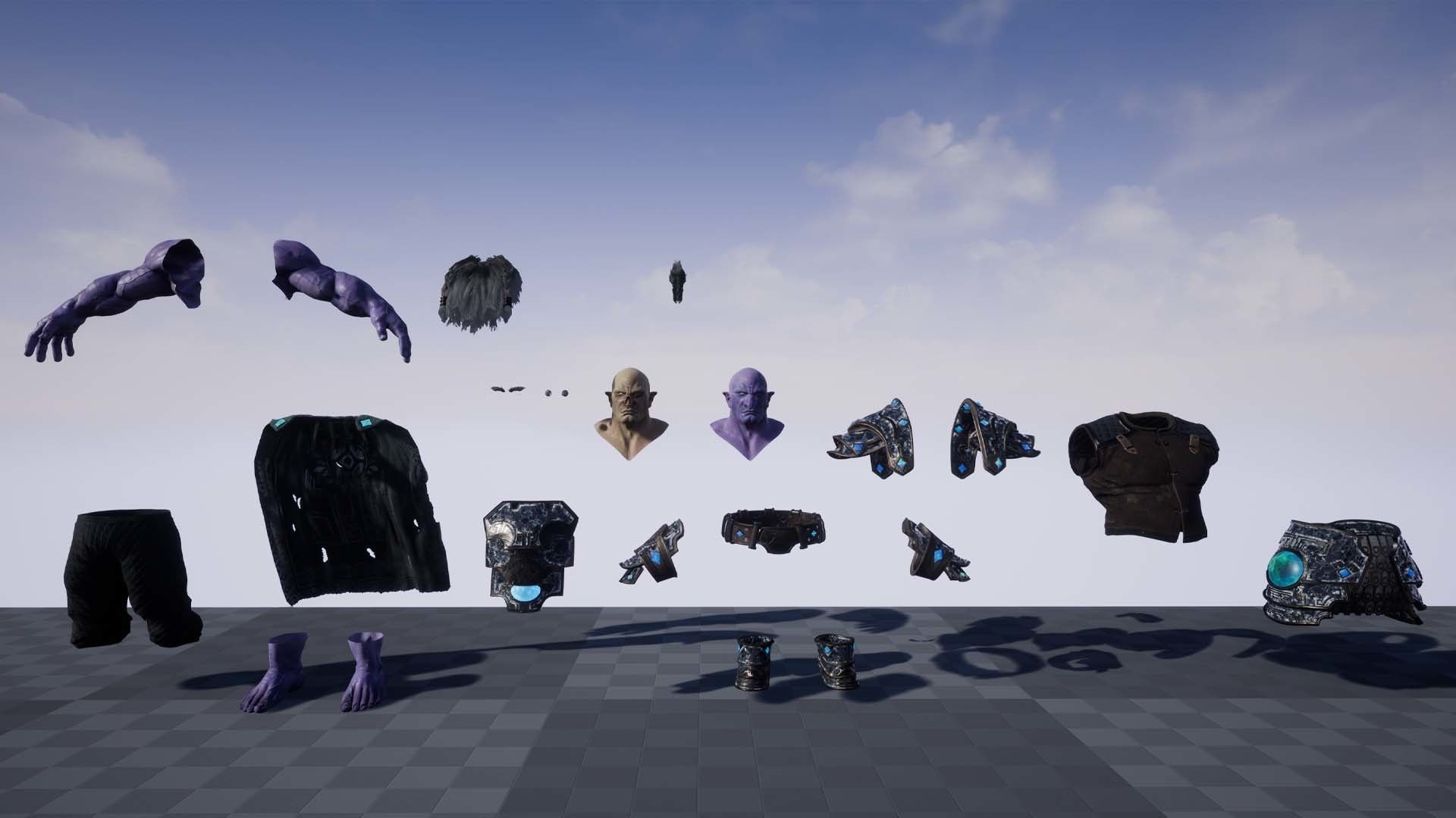 Frost Dwarf Low-poly 3D model_20