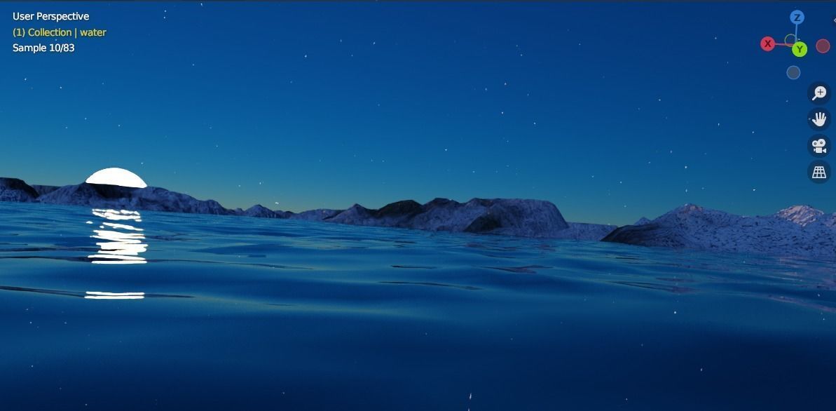 Arctic Landscape 3D model_4