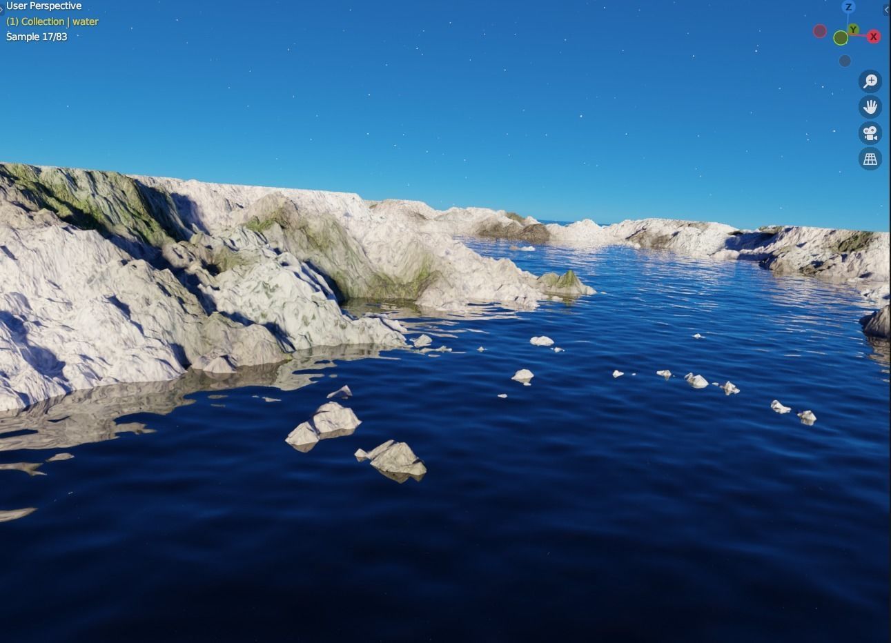 Arctic Landscape 3D model_1