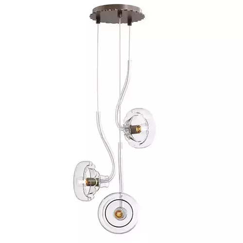 Ikebana 3-Light Pendant Lamp by Romani Saccani Architetti 3D model
