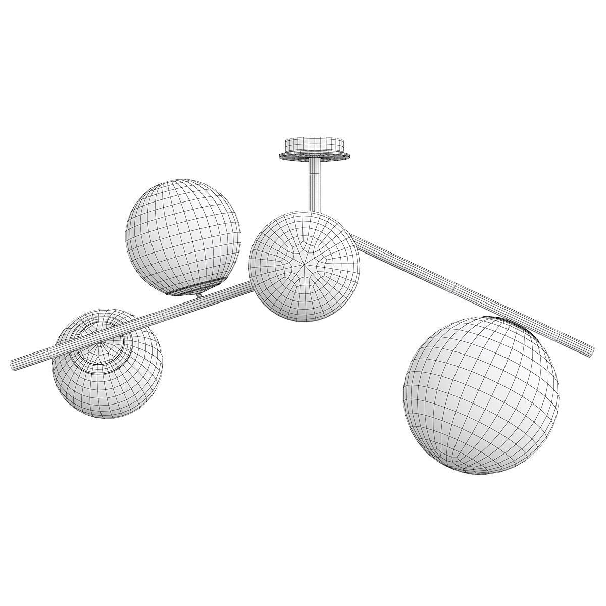 Bubble Glass Low-poly 3D model_1