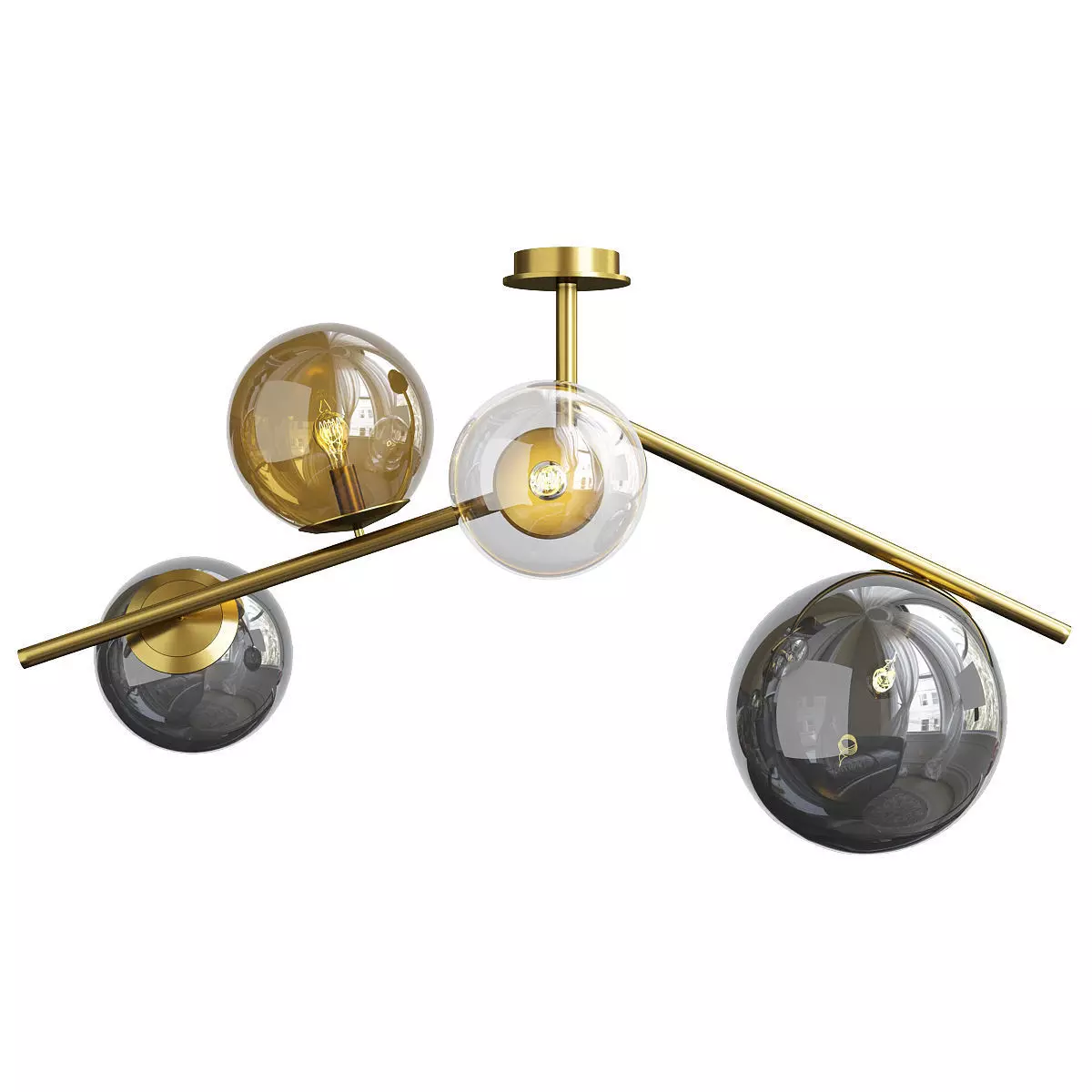 Bubble Glass Low-poly 3D model_0