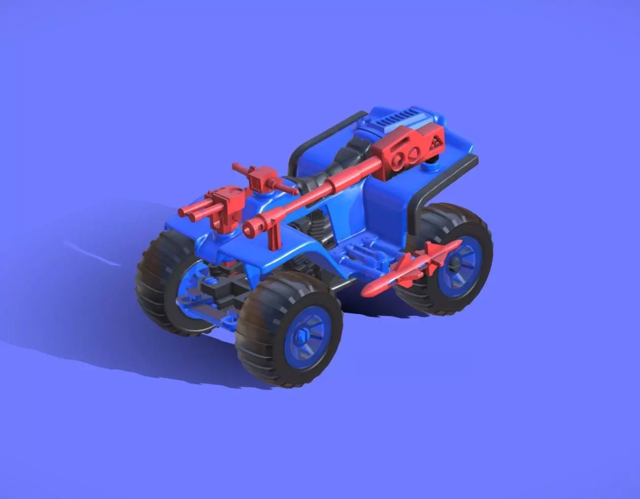 1980s CLASSIC GI-JOE ATV-FERRET - 3D SCAN 3D print model_0