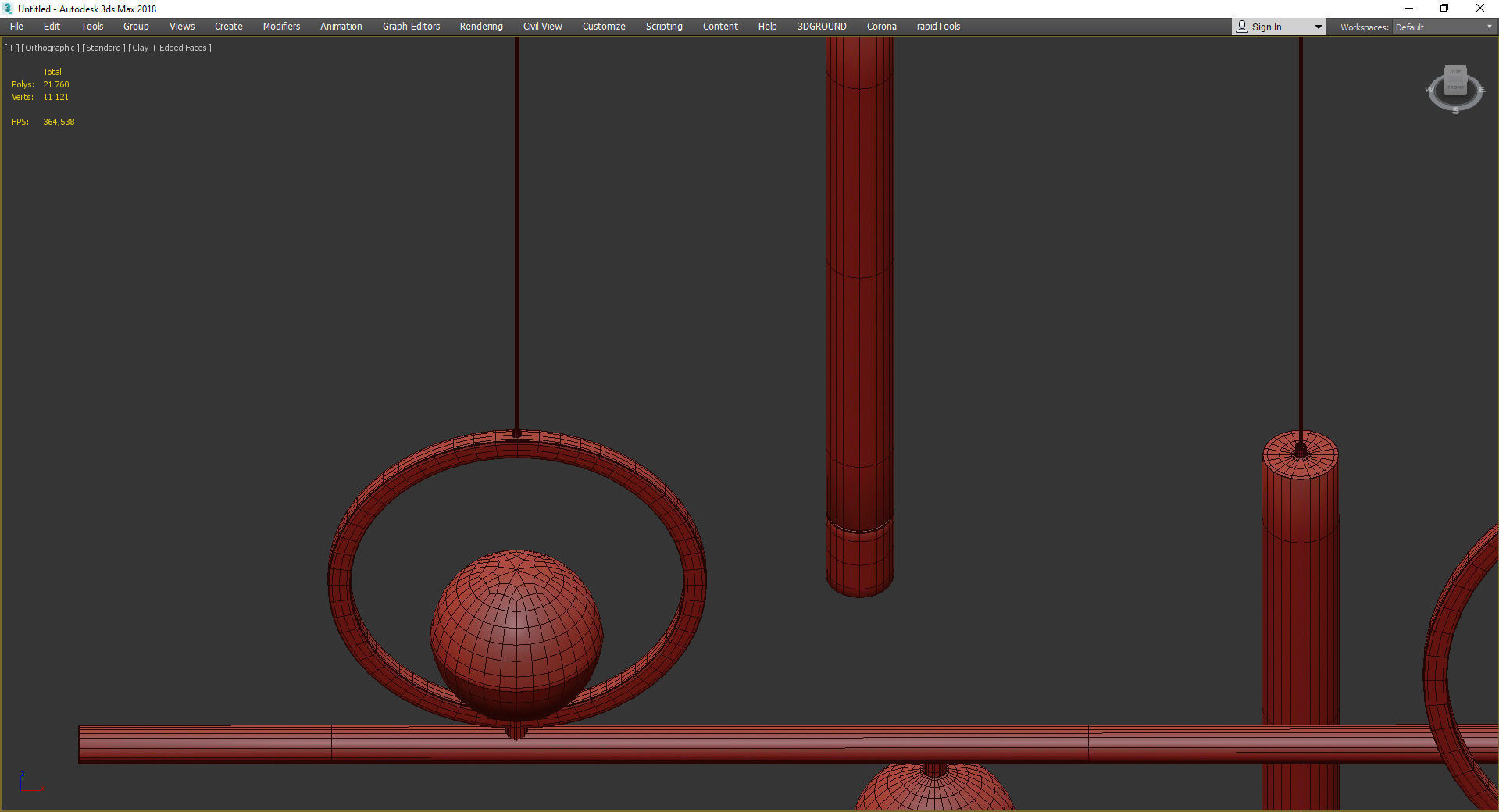 Scales Low-poly 3D model_5