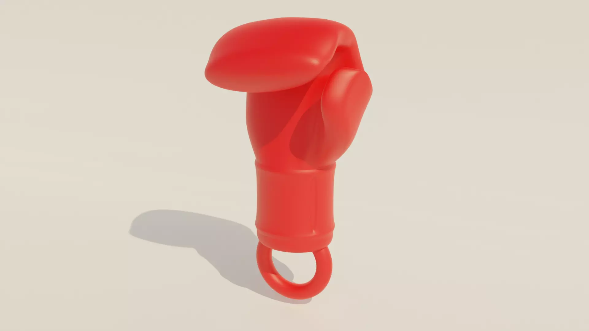 Boxing Glove Keychain 3D print model