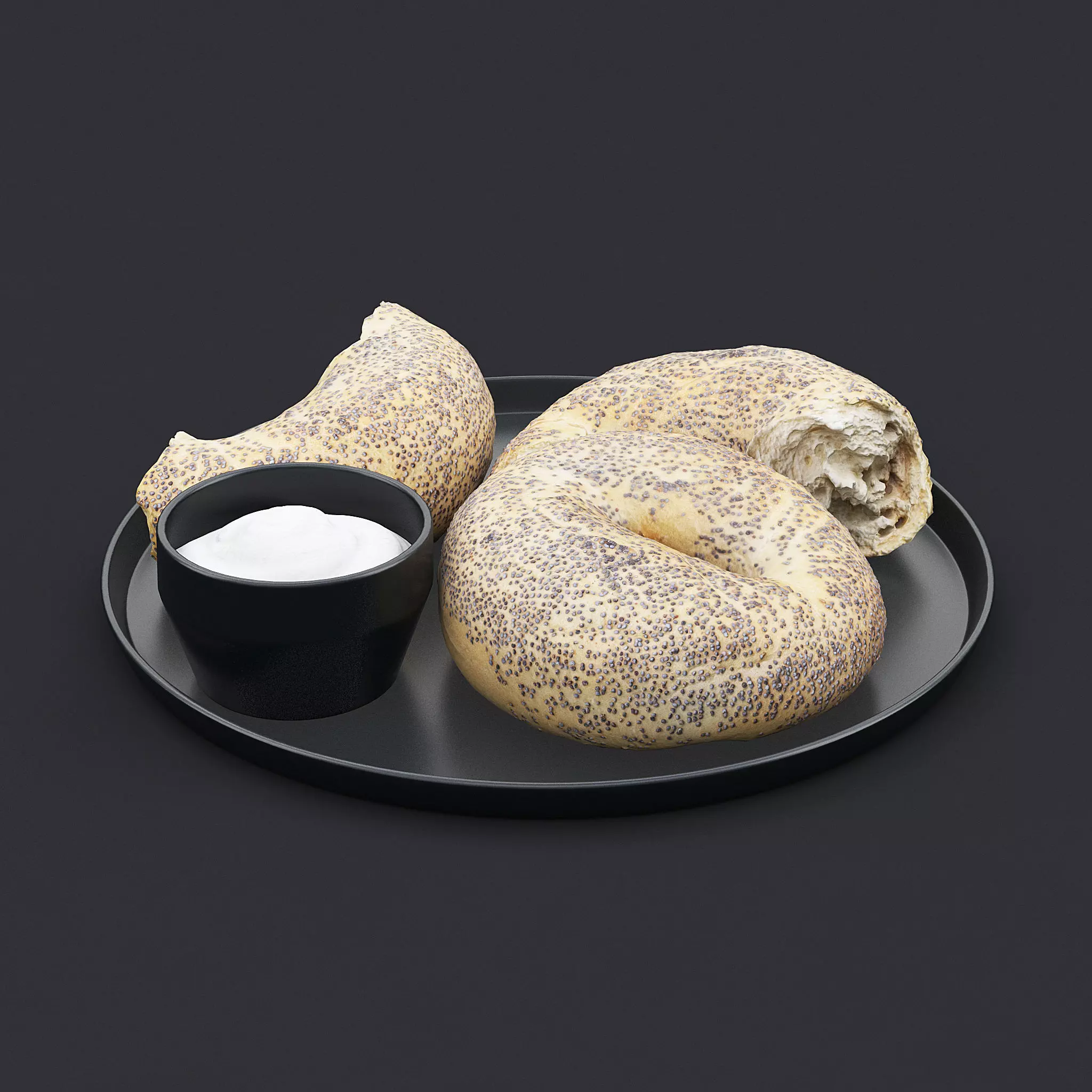 Bagel Plate 3D model